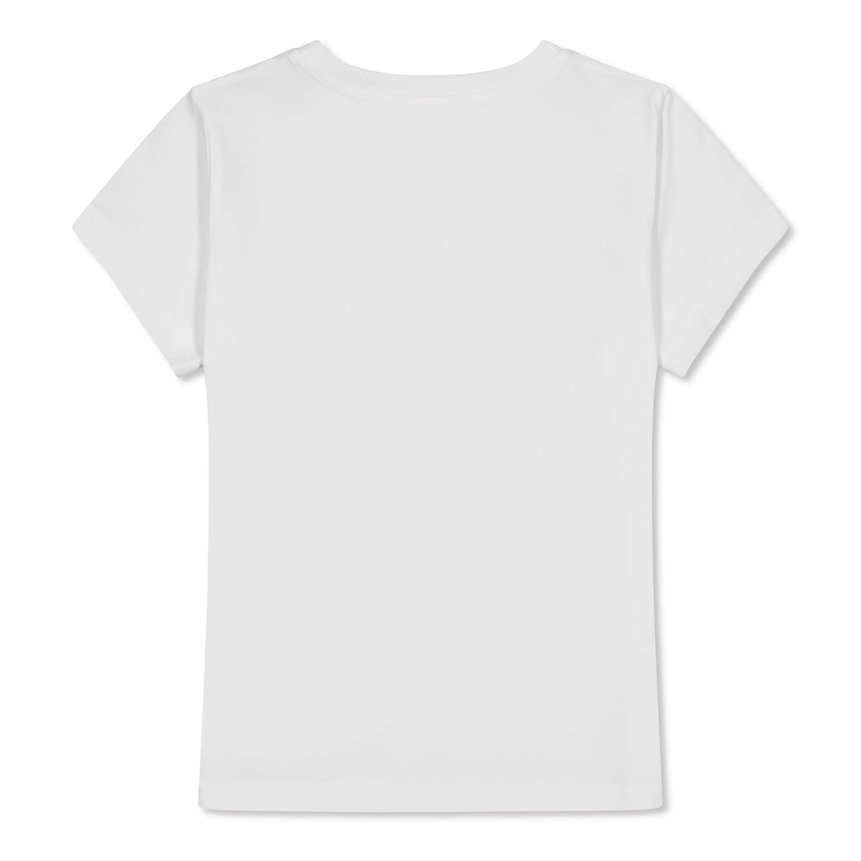 White 10101 - Moschino - Logo T-Shirt Junior - 3