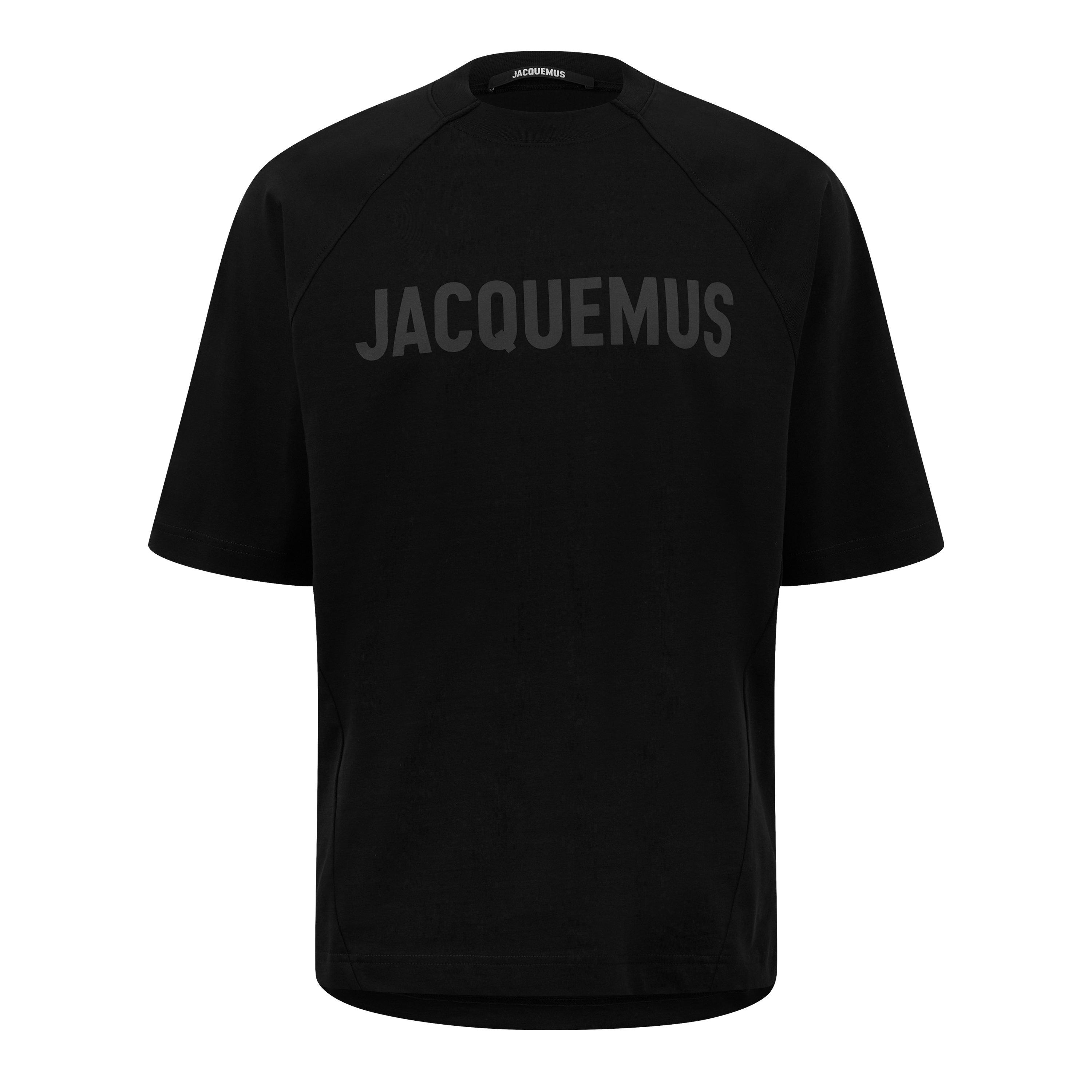 Black - Jacquemus - Men's Le Typo T-Shirt - 5