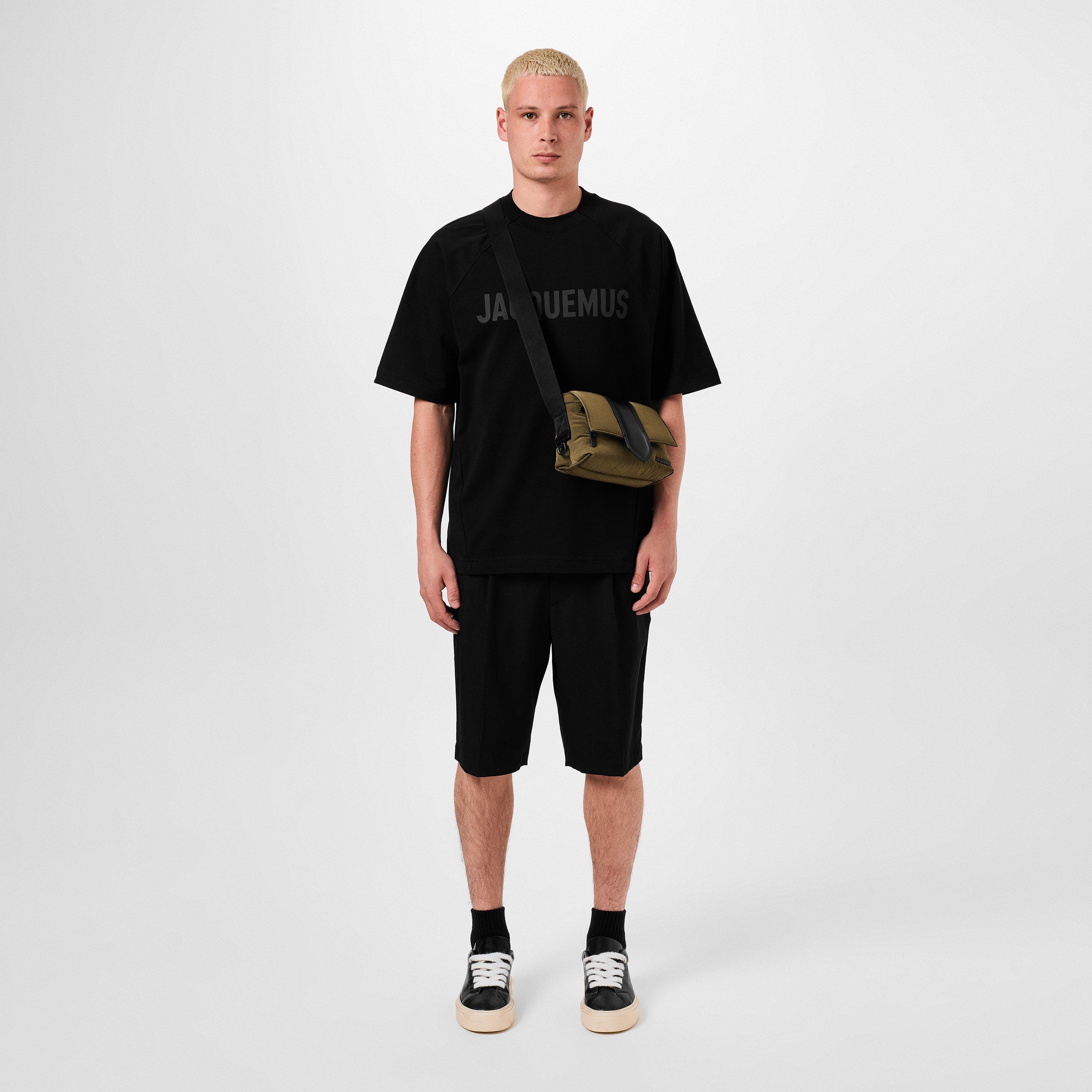 Black - Jacquemus - Men's Le Typo T-Shirt - 6