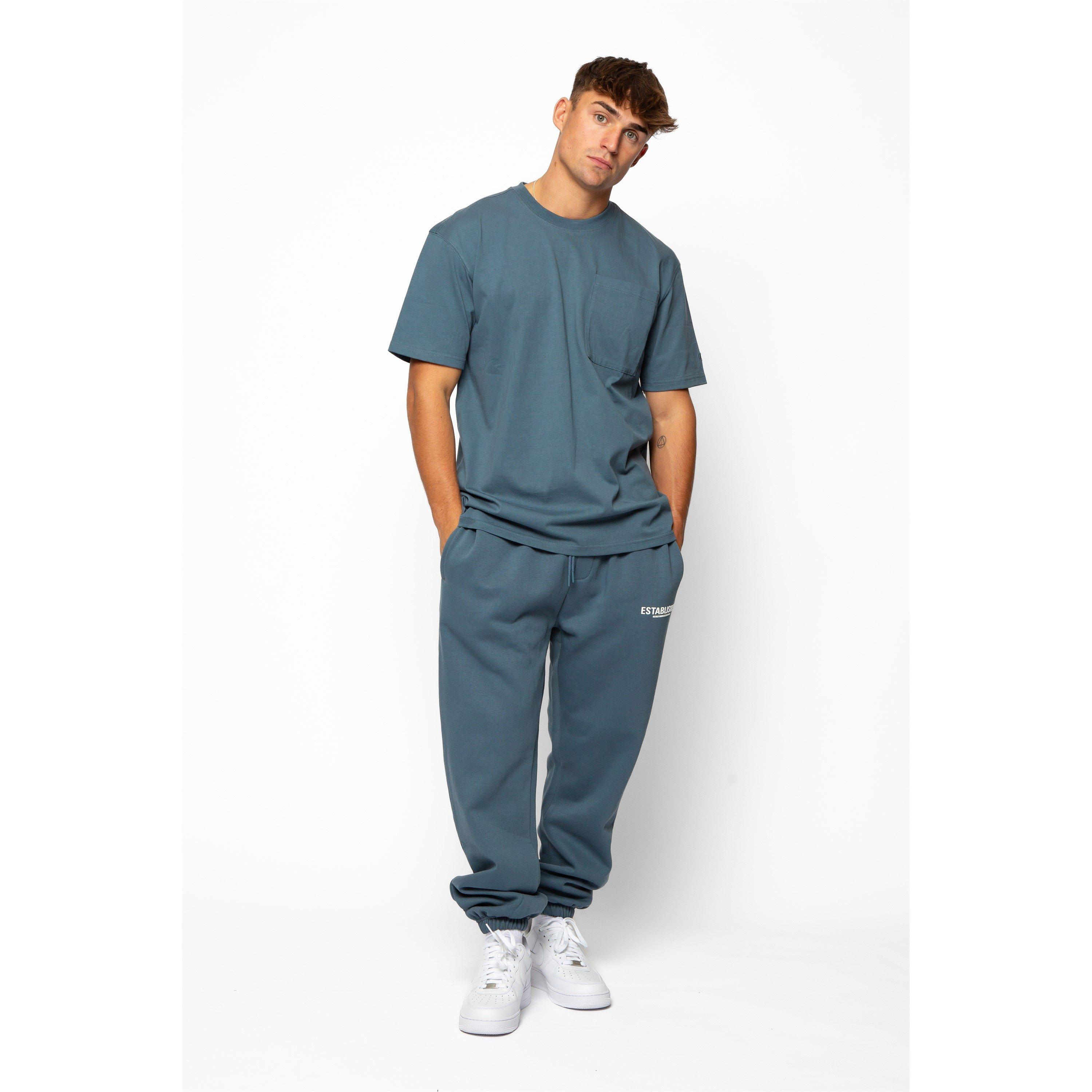 Blu Acciaio - Established - EST Pocket Cotton Short Sleeve T-Shirt - 3