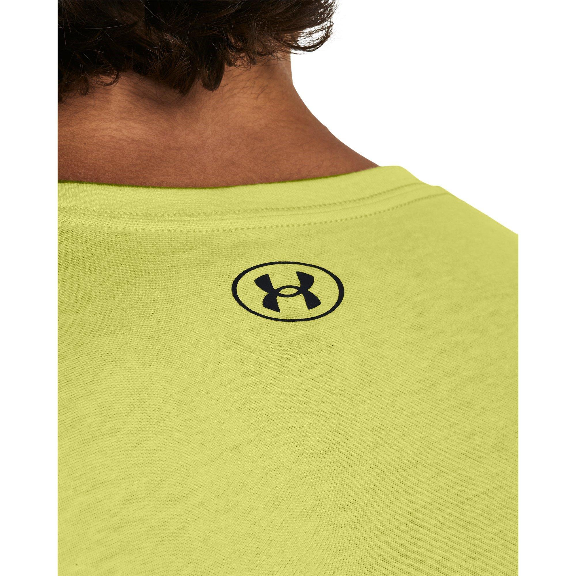 L.Yell/Blk/Wht - Under Armour - Mix Wordmark Short-Sleeve Regular Fit T-Shirt - 5