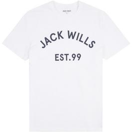 Jack Wills Logo Print T-Shirt Mens