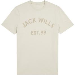 Jack Wills JW Logo Print T Shirt Mens