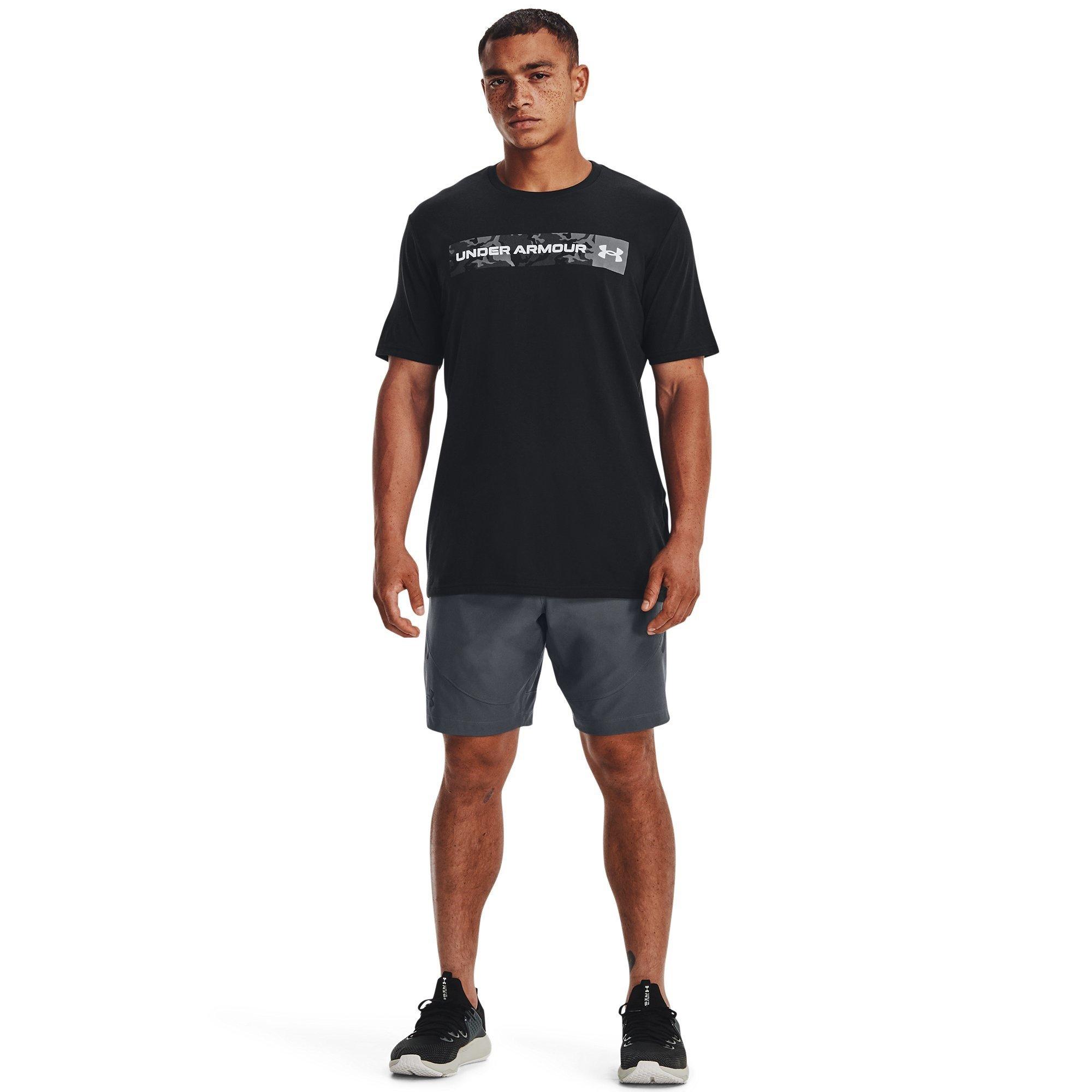 Black/White - Under Armour - Men's Camo Stripe Regular Fit T-Shirt - 5