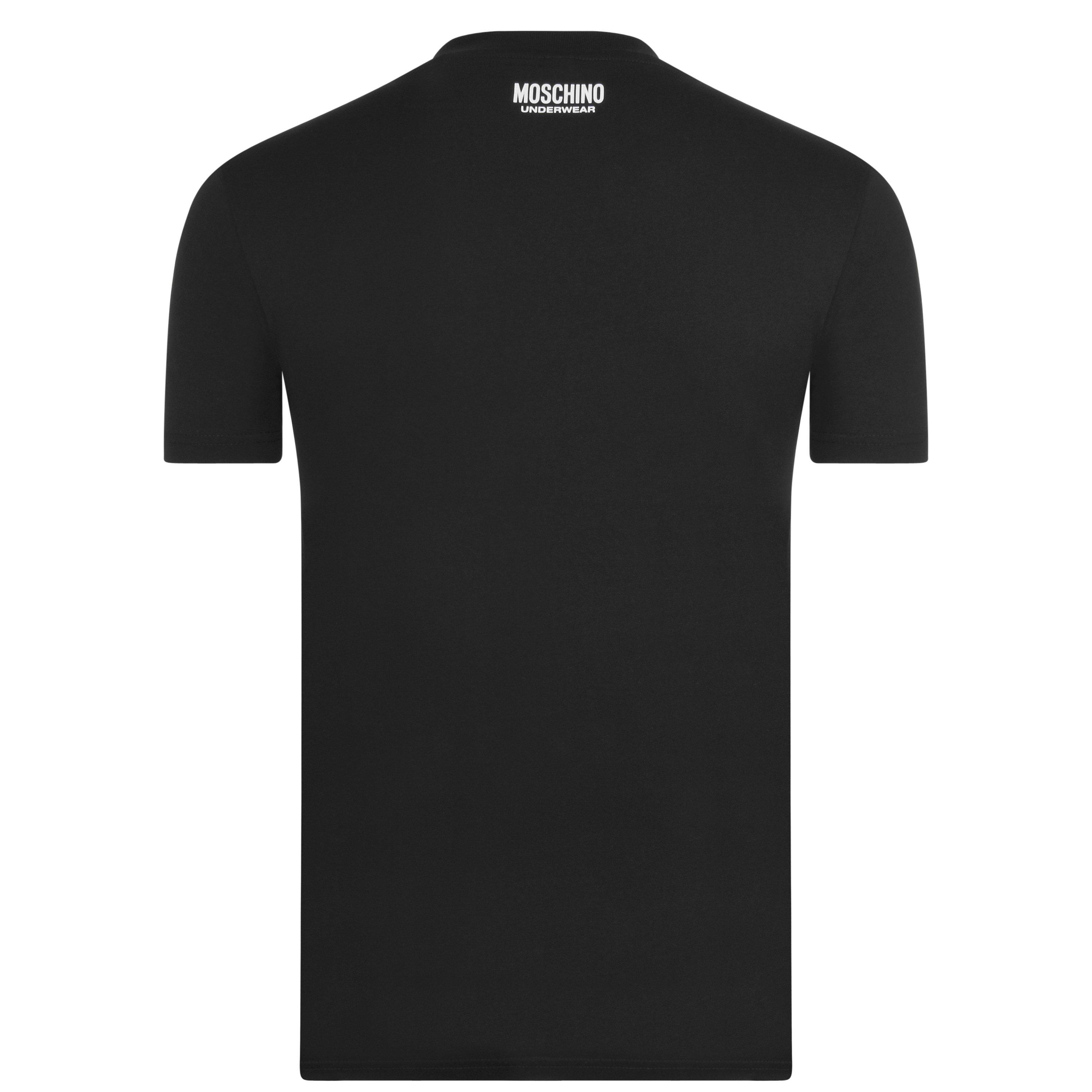 Moschino Tape T Shirt - Black - S