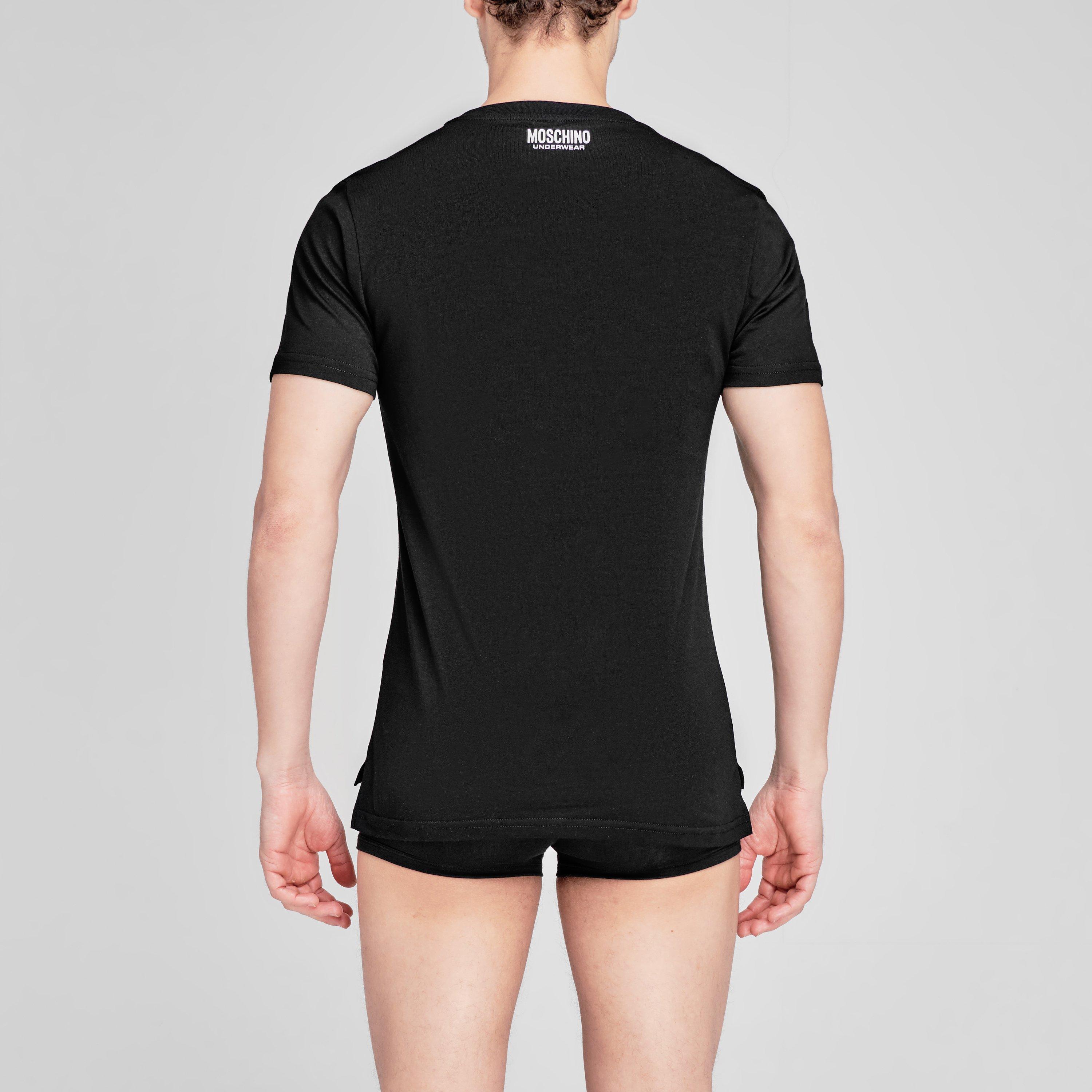 Black - Moschino - Tape T Shirt - 4