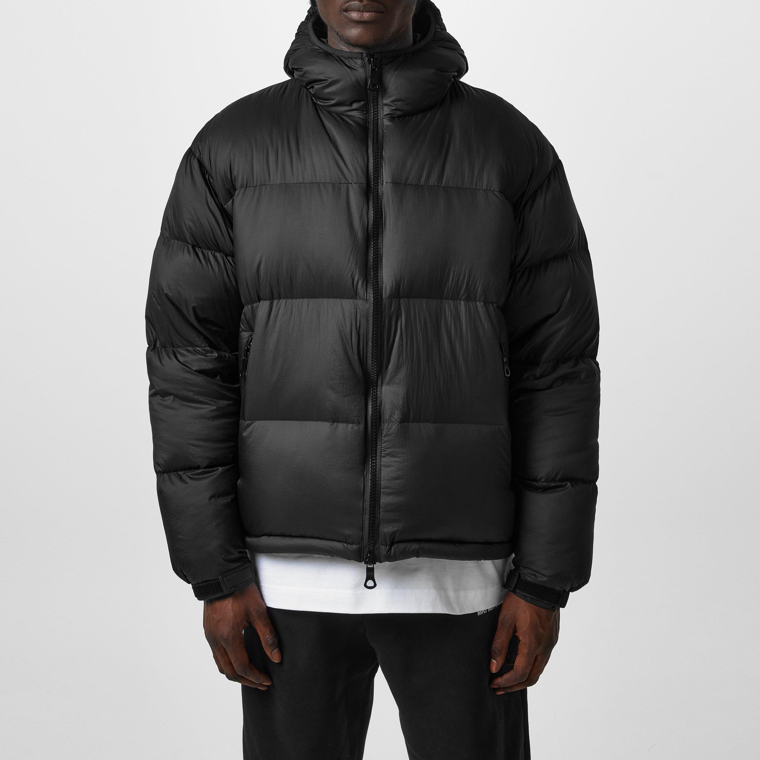 Black - MKI MIYUKI ZOKU - Men's Translucent Bubble Water-Repellent Duck Down Short Puffer Jacket - 3