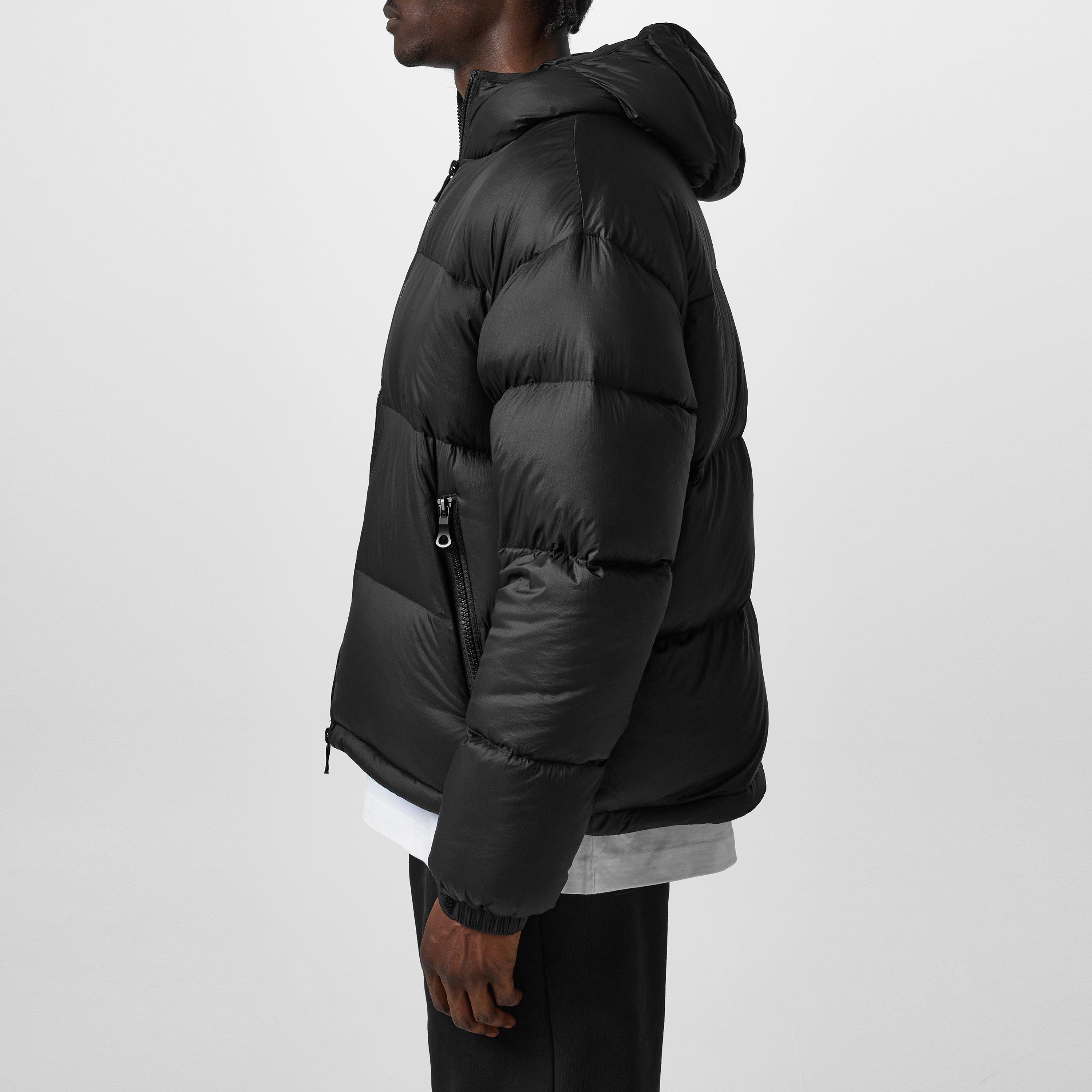 Black - MKI MIYUKI ZOKU - Men's Translucent Bubble Water-Repellent Duck Down Short Puffer Jacket - 5