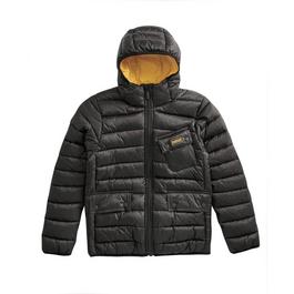 Barbour International Boys Ouston Hooded Quilted Jacket