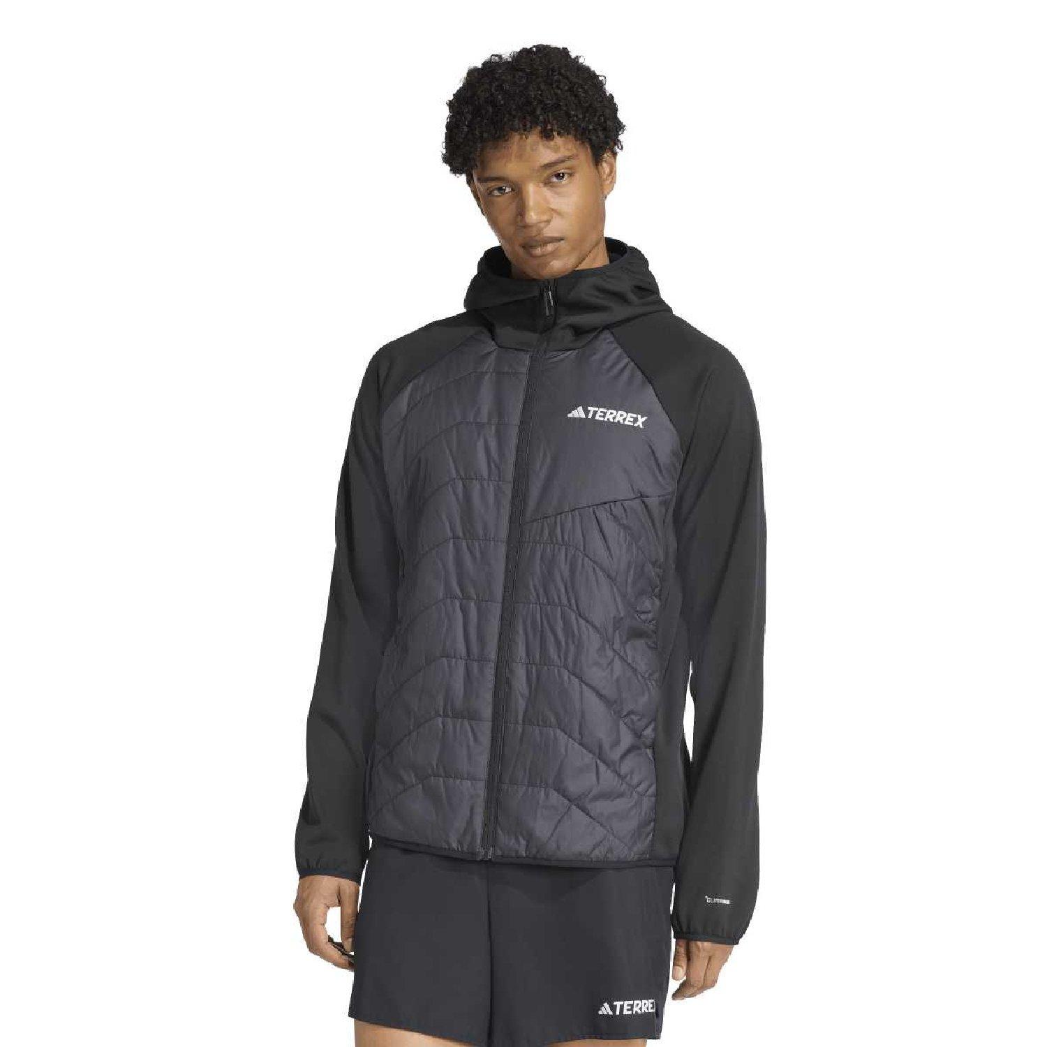 preto - adidas - adidas Terrex Multi CLIMAWARM Insulated Hybrid Hooded Jacket - 2
