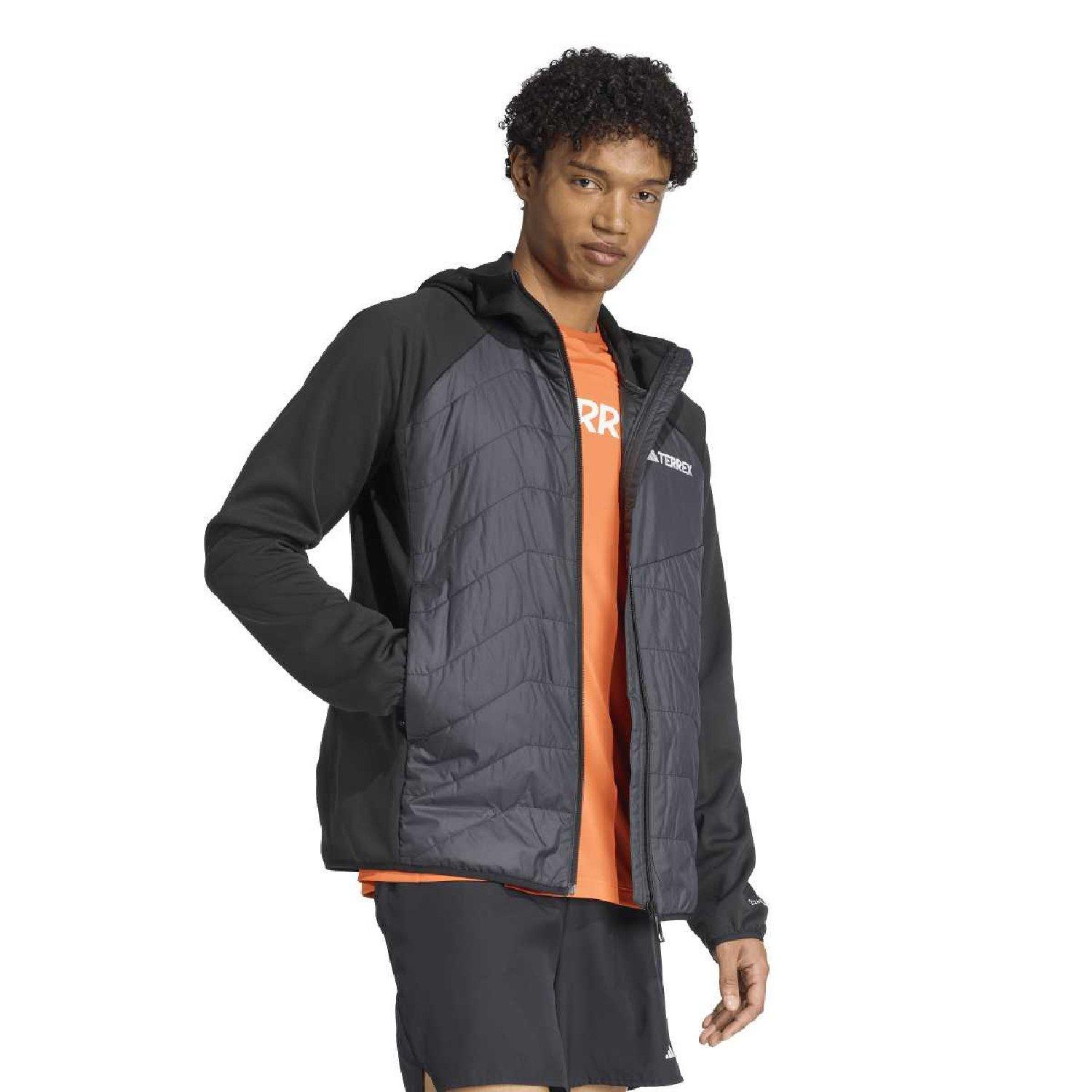 preto - adidas - adidas Terrex Multi CLIMAWARM Insulated Hybrid Hooded Jacket - 4