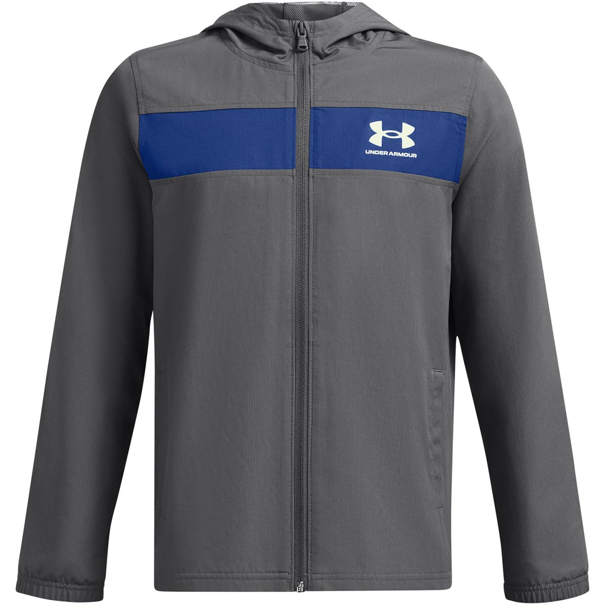 Castlerock - Under Armour - Kids' Sportstyle Water and Wind Resistant Hooded Long Sleeve Performance Training Jacket - 1