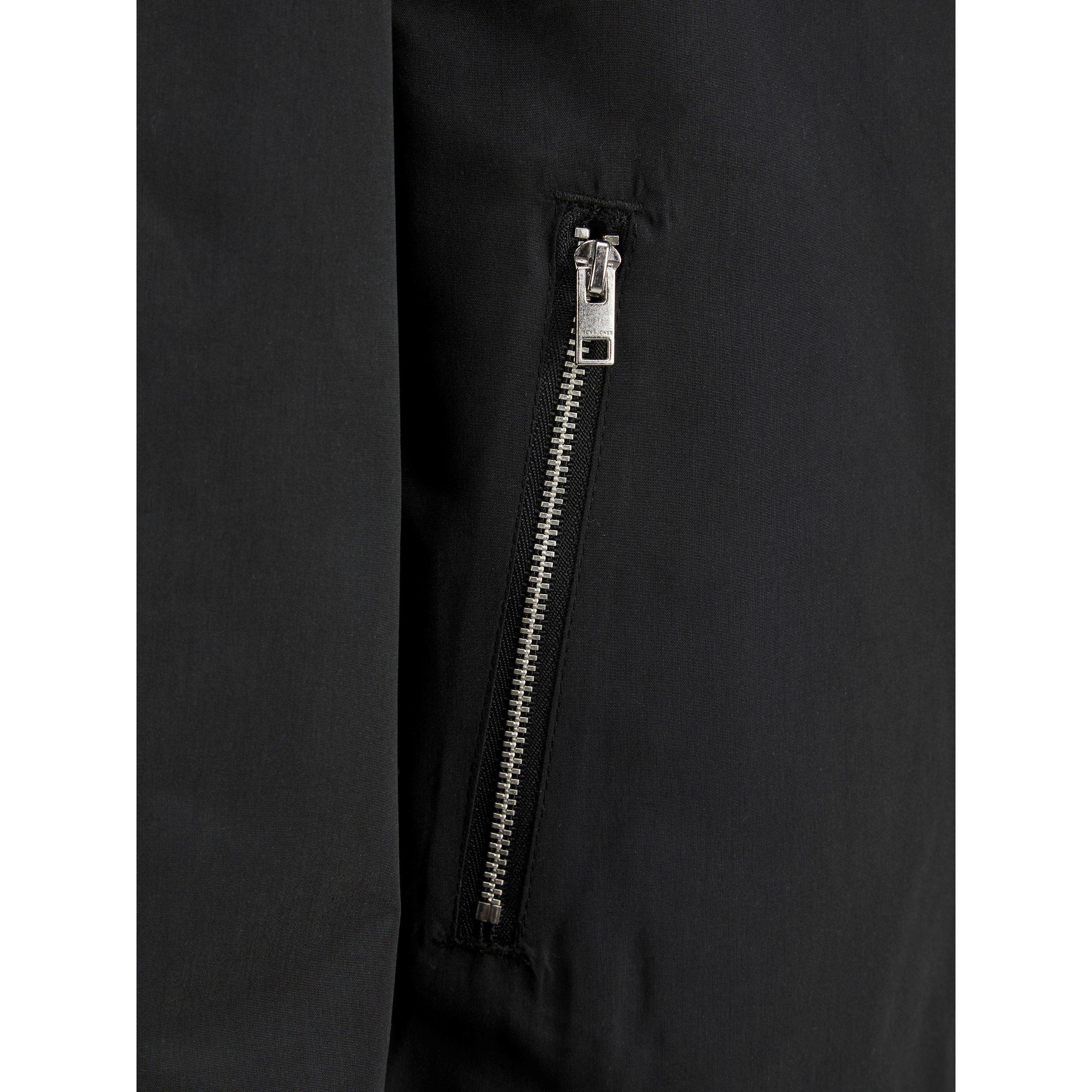 Negro - Jack and Jones - JJ Rush Water Resistant Bomber Jacket - 5