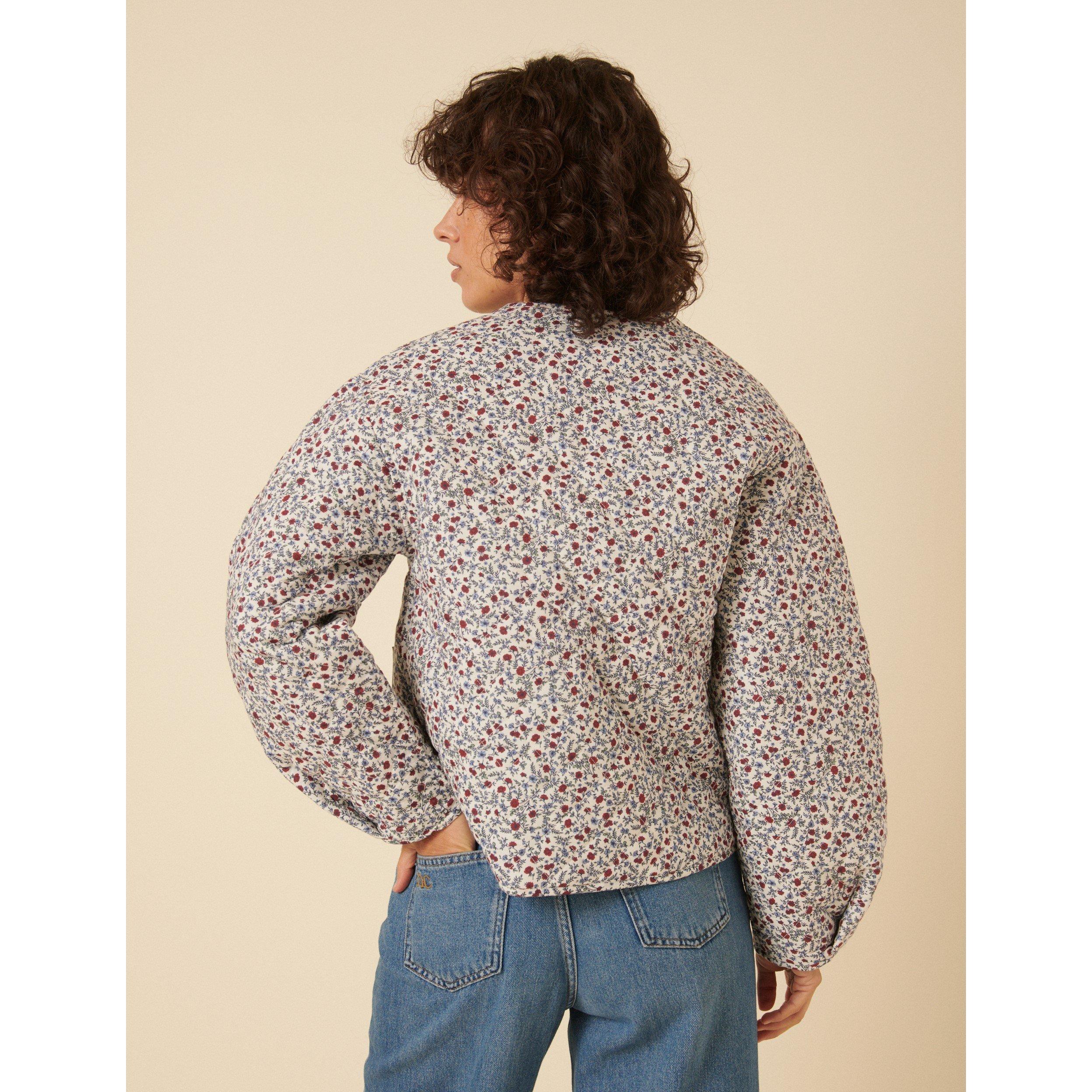 Cream - Nobodys Child - Women's Reversible Insulated Short Puffer Jacket - 4