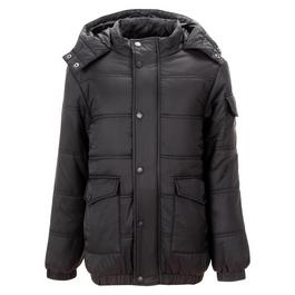 Firetrap Junior Boys' Stylish Padded Winter Jacket with Hood