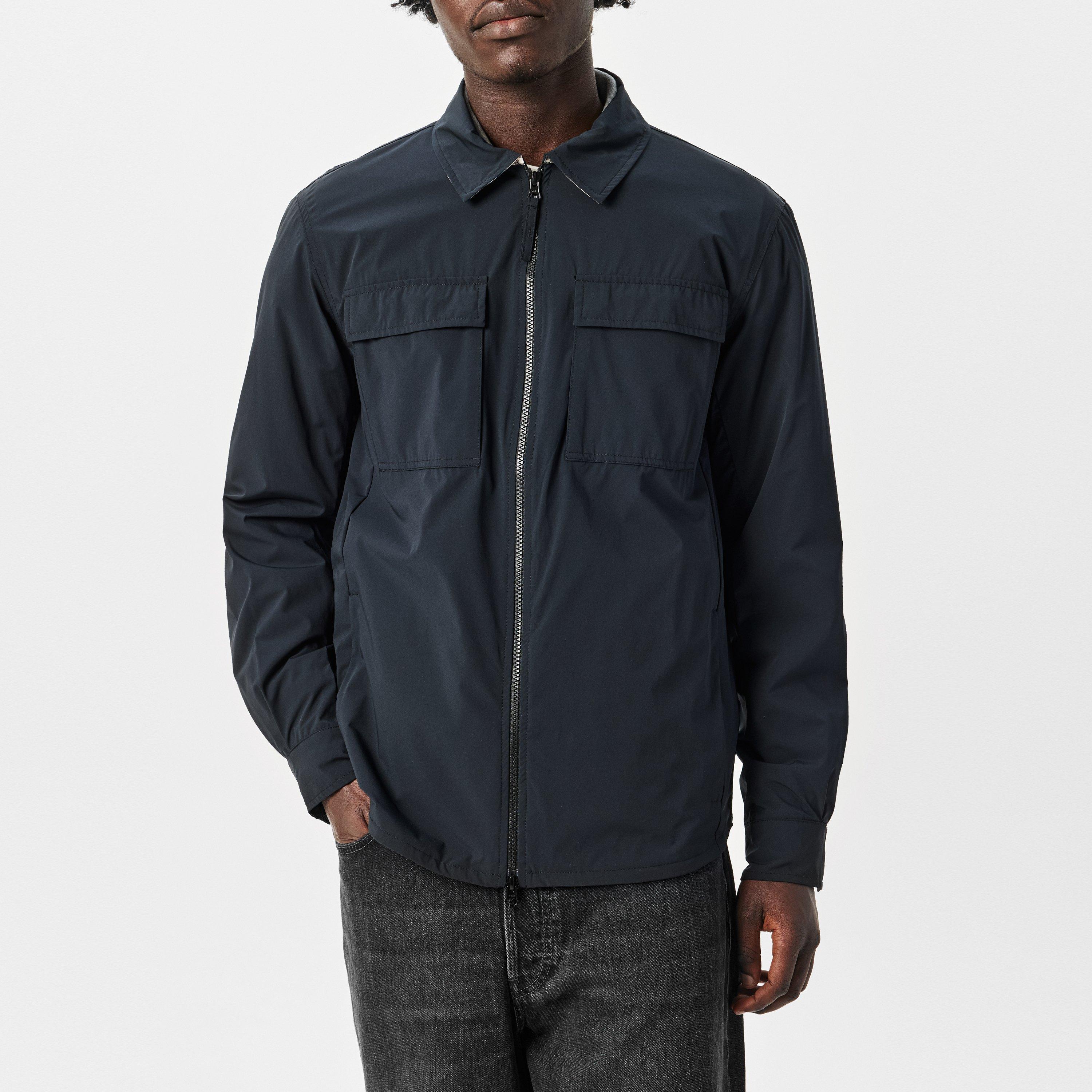 Black - Aquascutum - Stretch Overshirt - 3