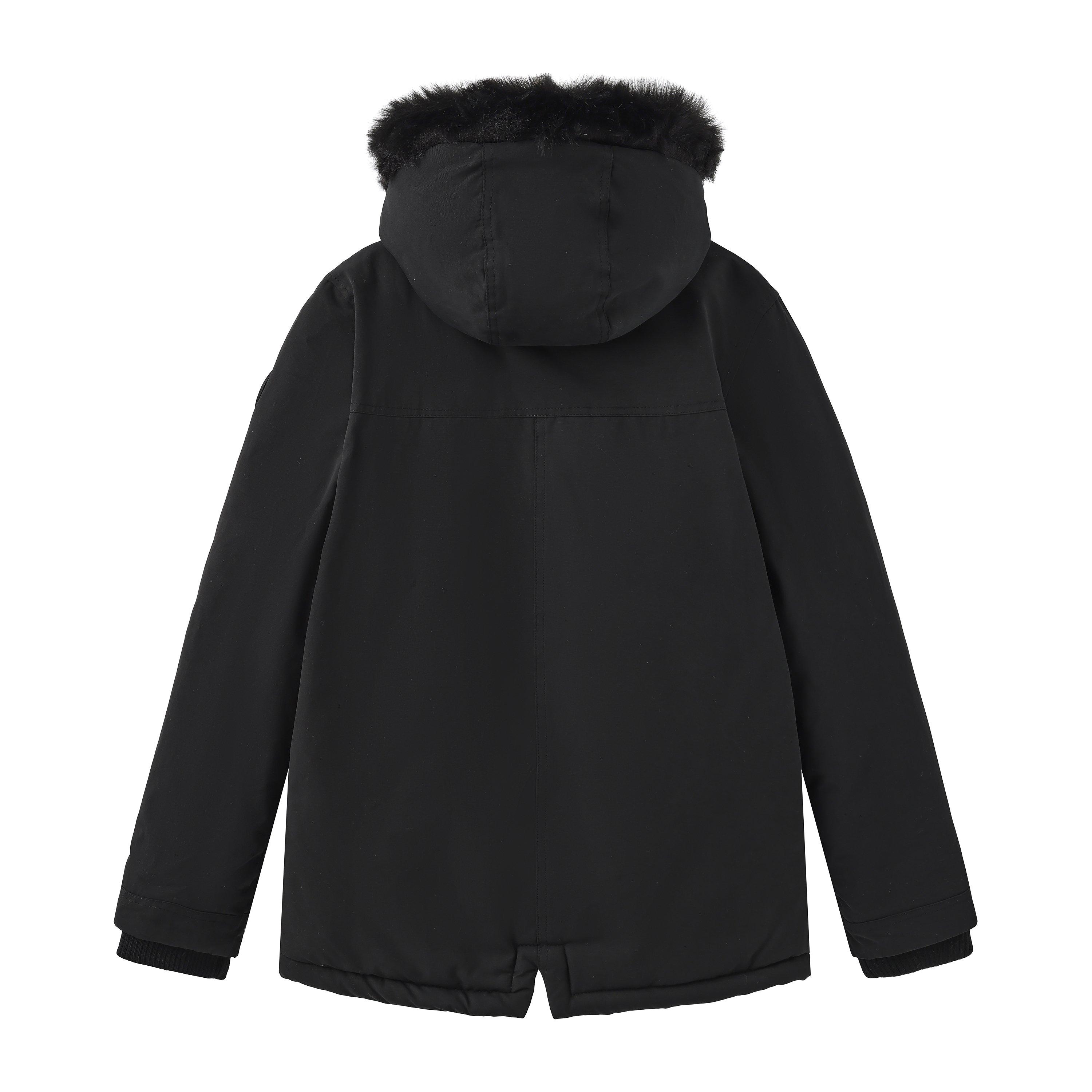 Firetrap BoysUrban Chic Winter Parka with Faux Fur Trim Parka Jackets USC