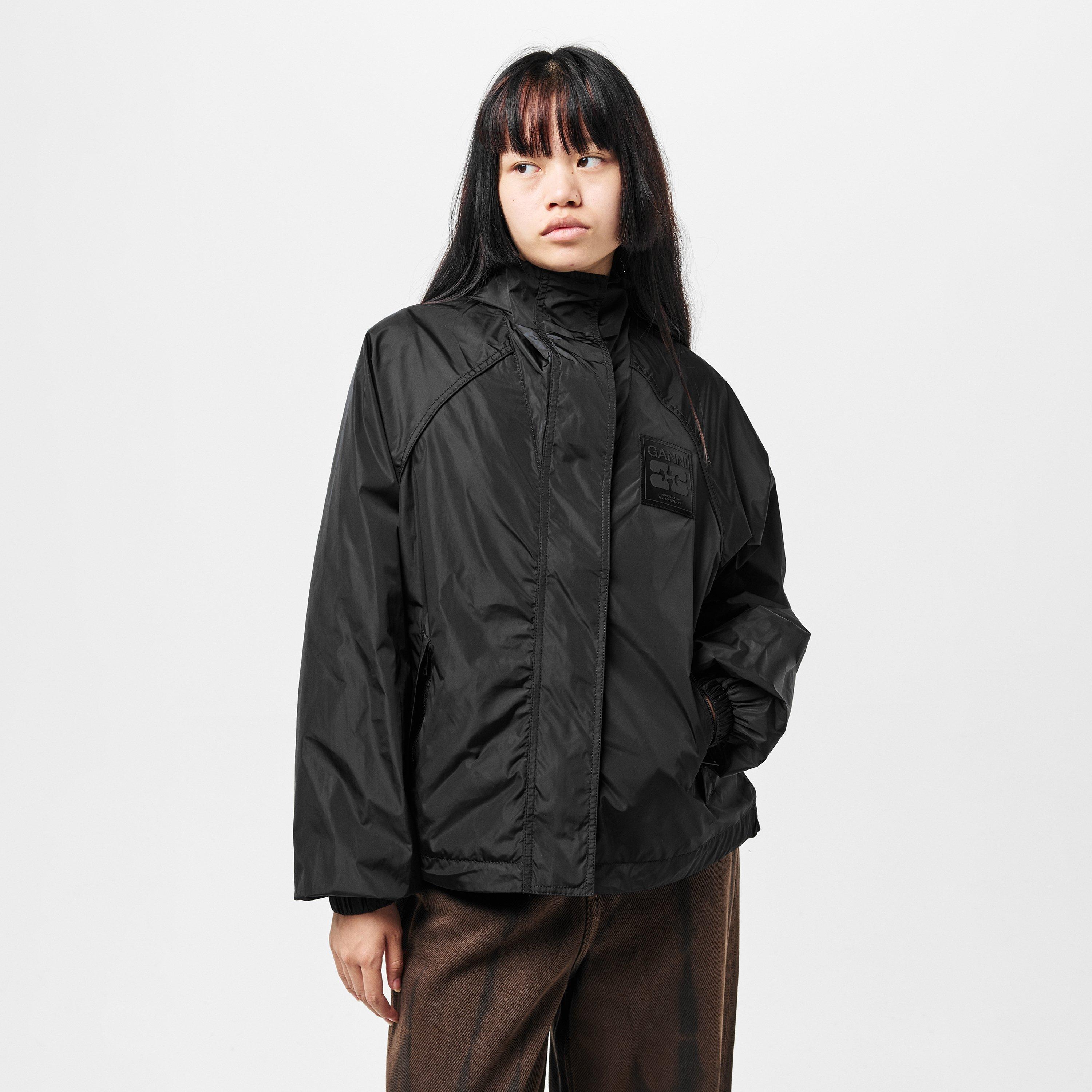 Black - Ganni - Women's Lightweight Softshell Jacket - 3