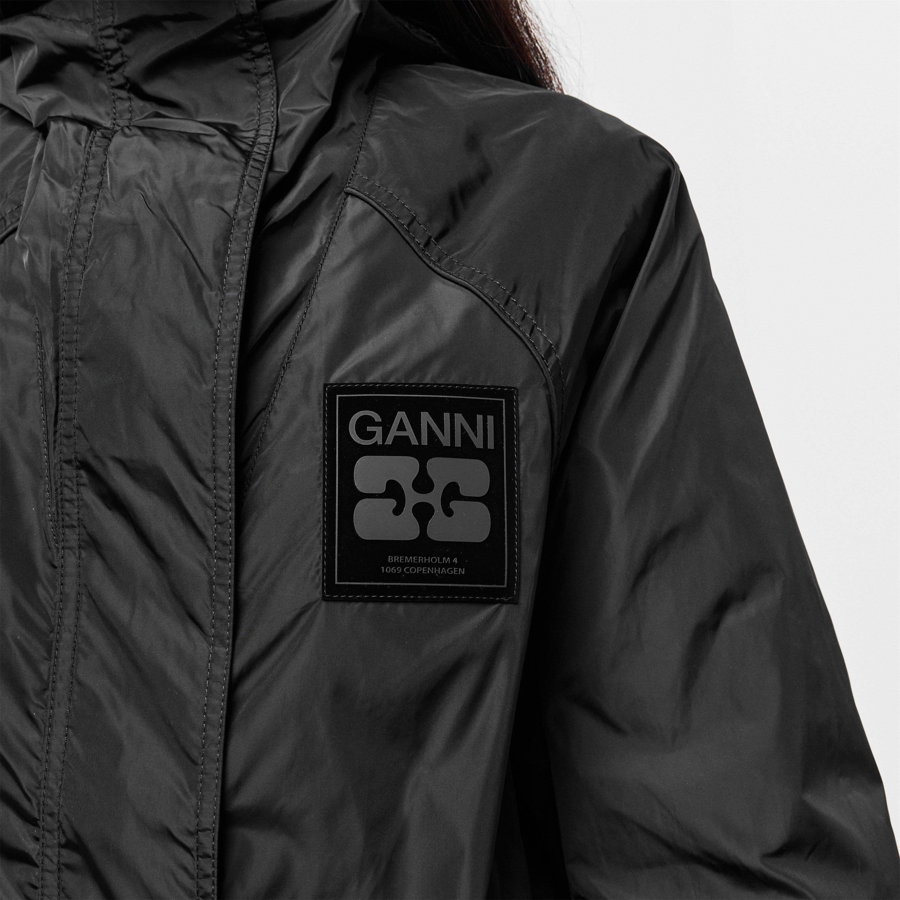 Black - Ganni - Women's Lightweight Softshell Jacket - 5