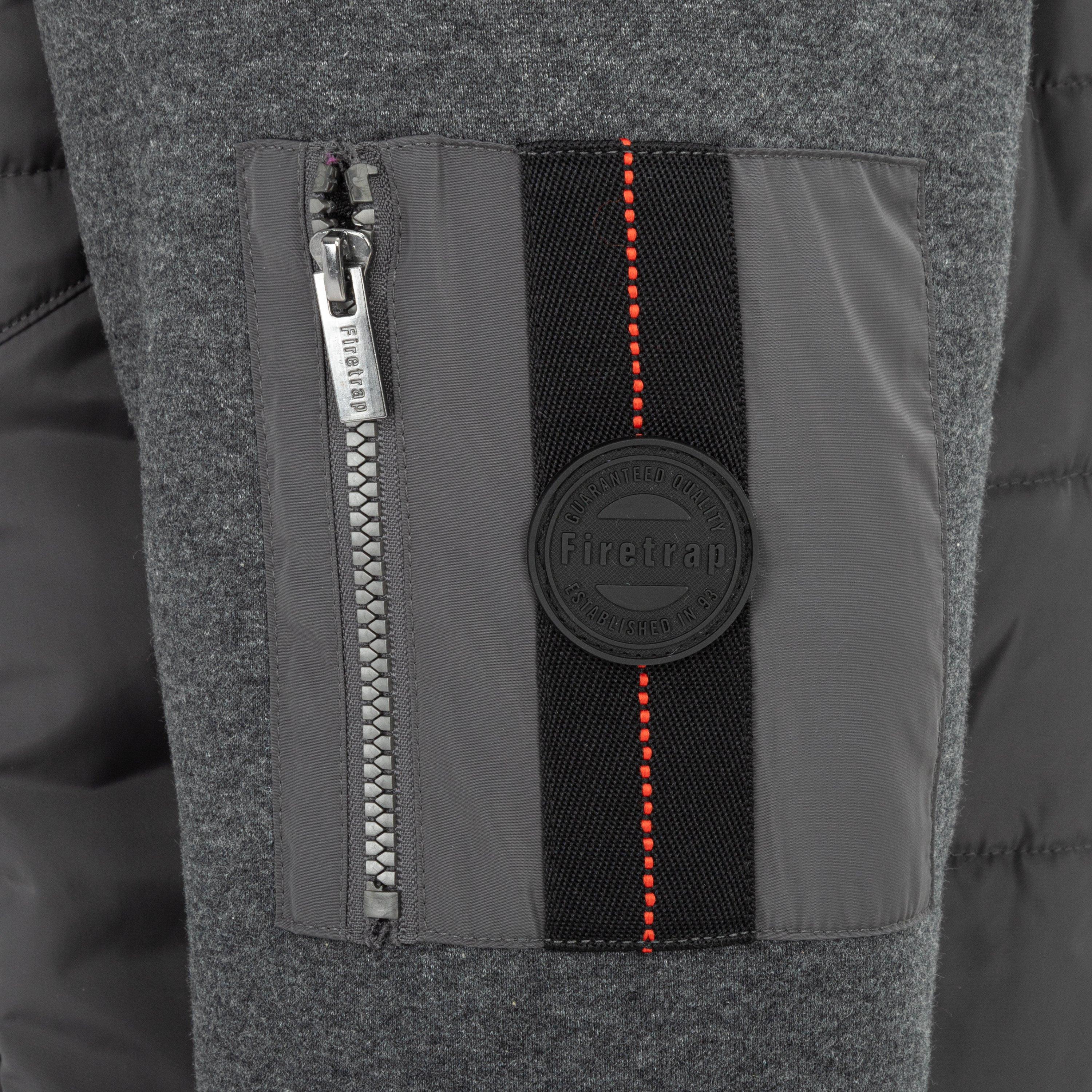 Carbone - Firetrap - Fleece Hooded Long Sleeve Hybrid Jacket - 4