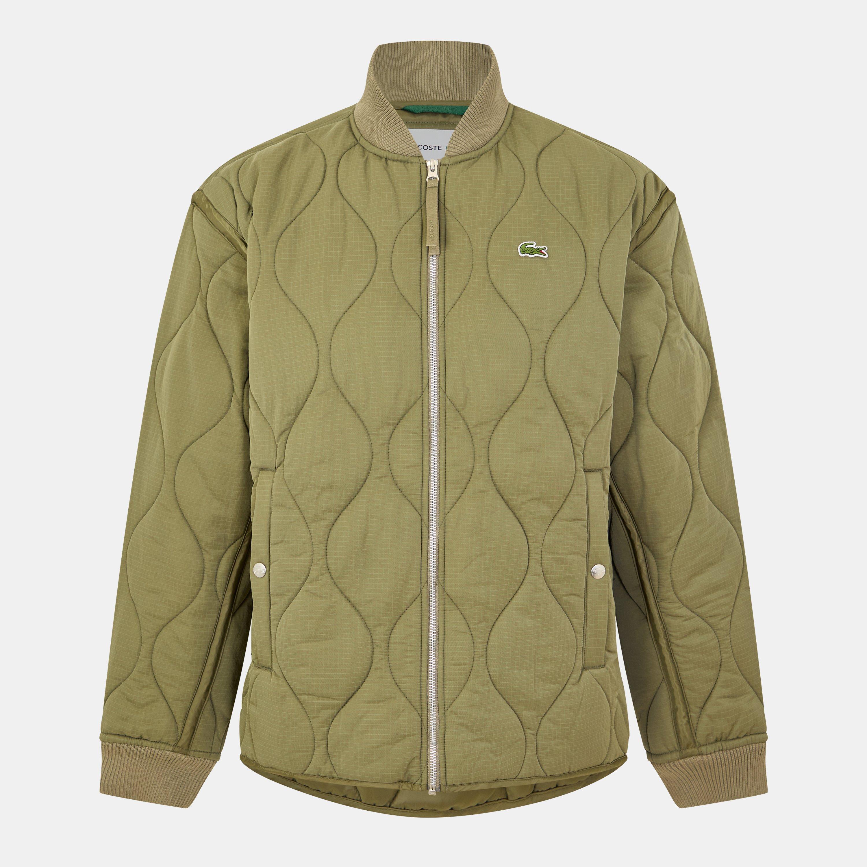 Lacoste Men's Blouson Lightweight Quilted Jacket - Khaki - S