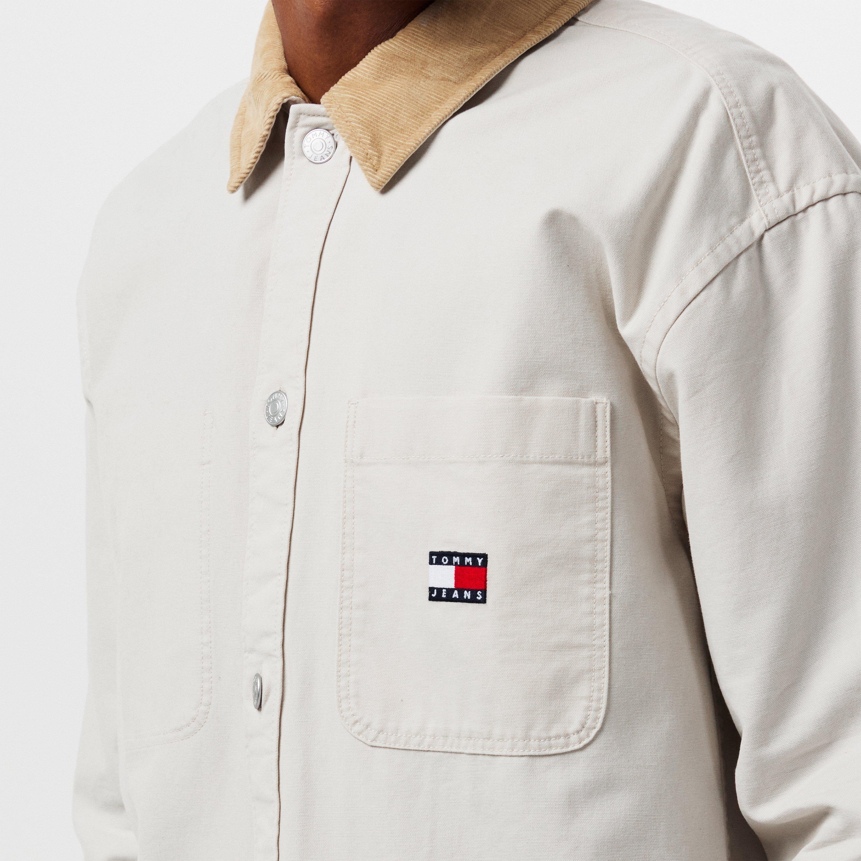 Newsprint - Tommy Jeans - Men's Cord Overshirt - 5