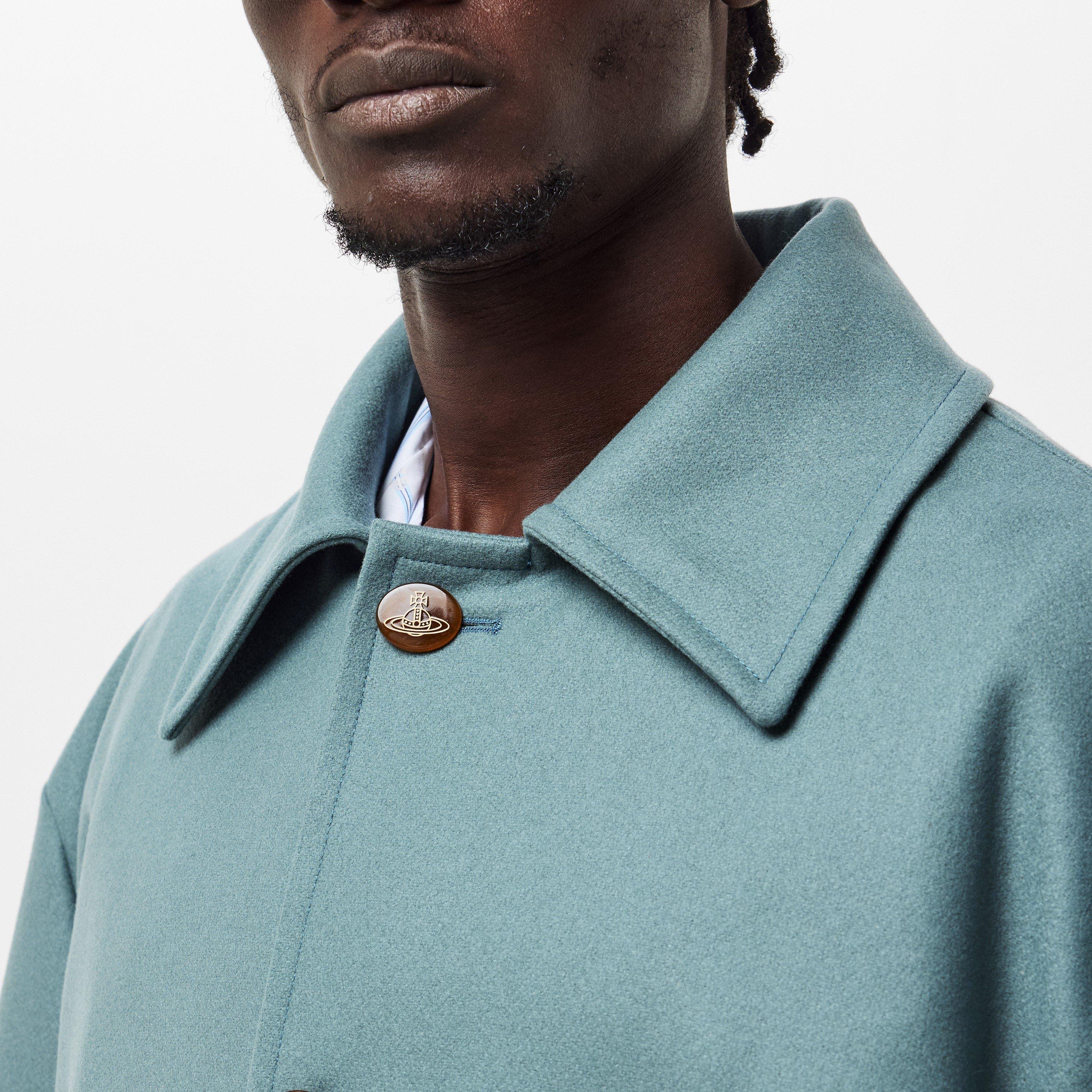 Teal - Vivienne Westwood - Men's  Structured Overcoat - 5