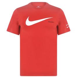 Nike Top Model-print round neck T-shirt