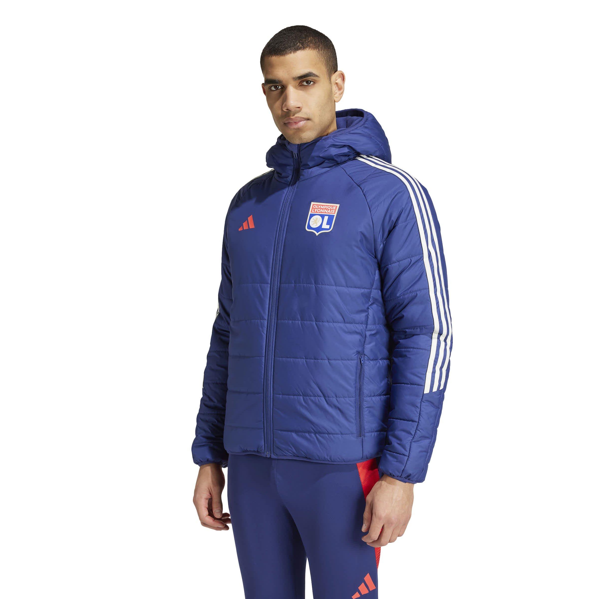 Midnight Indigo - adidas - Olympique Lyonnais Winter Jacket Mens - 2