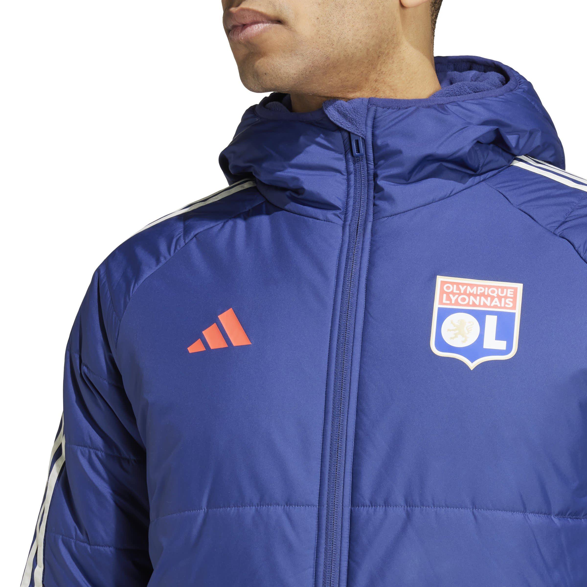 Midnight Indigo - adidas - Olympique Lyonnais Winter Jacket Mens - 4