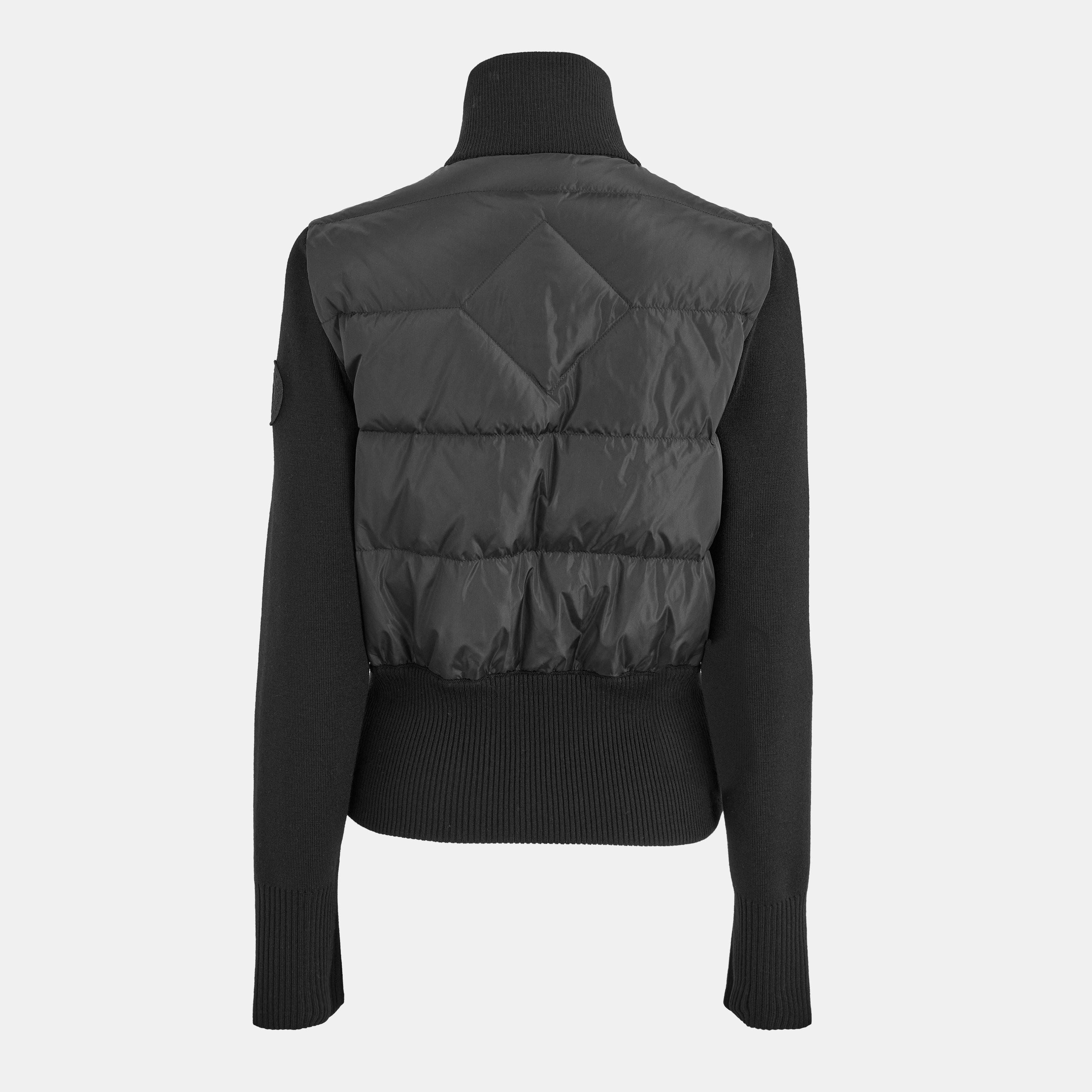 Black Noir - Canada Goose - Women's HyBridge Wide Quilt Knitted Hybrid Jacket - 2