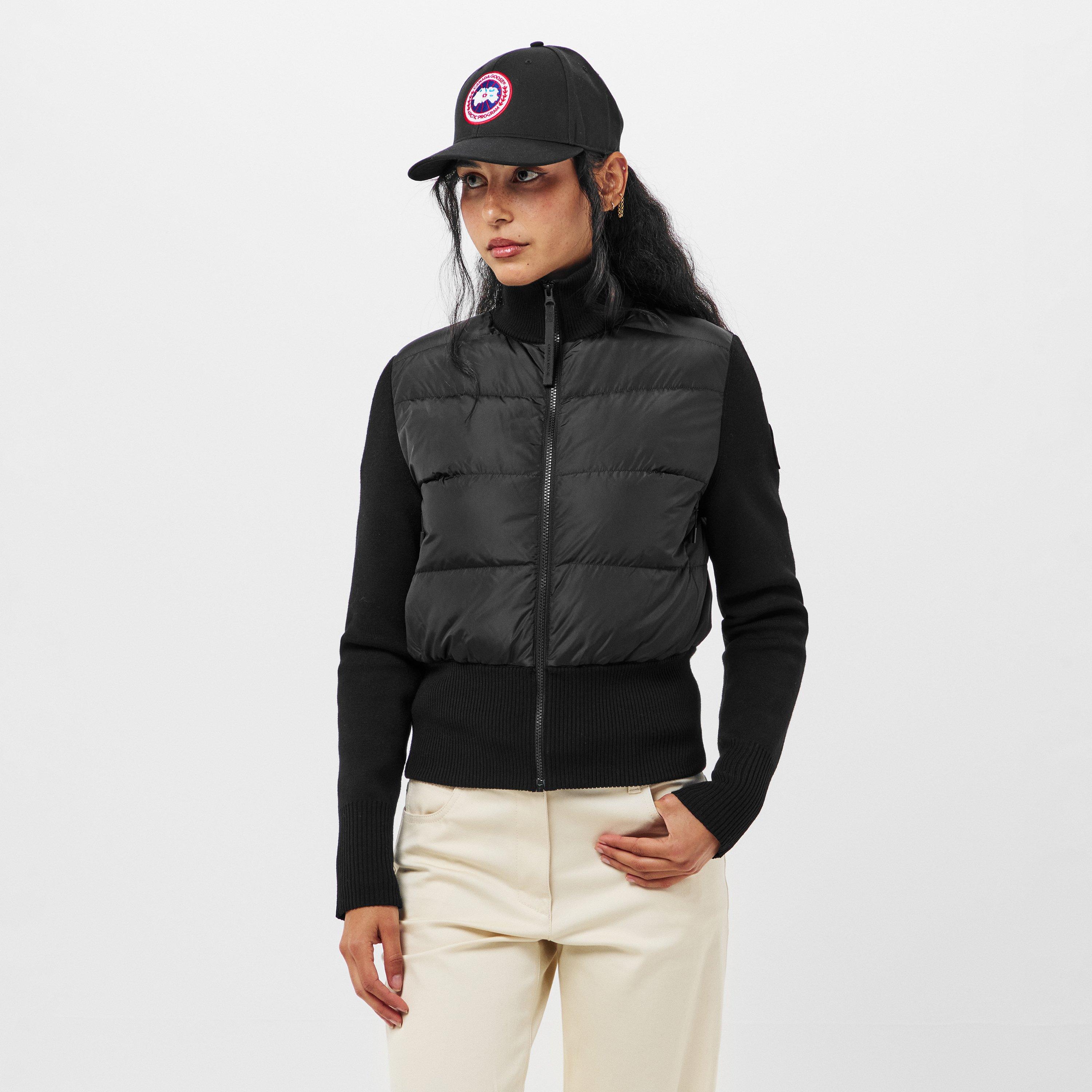 Black Noir - Canada Goose - Women's HyBridge Wide Quilt Knitted Hybrid Jacket - 3