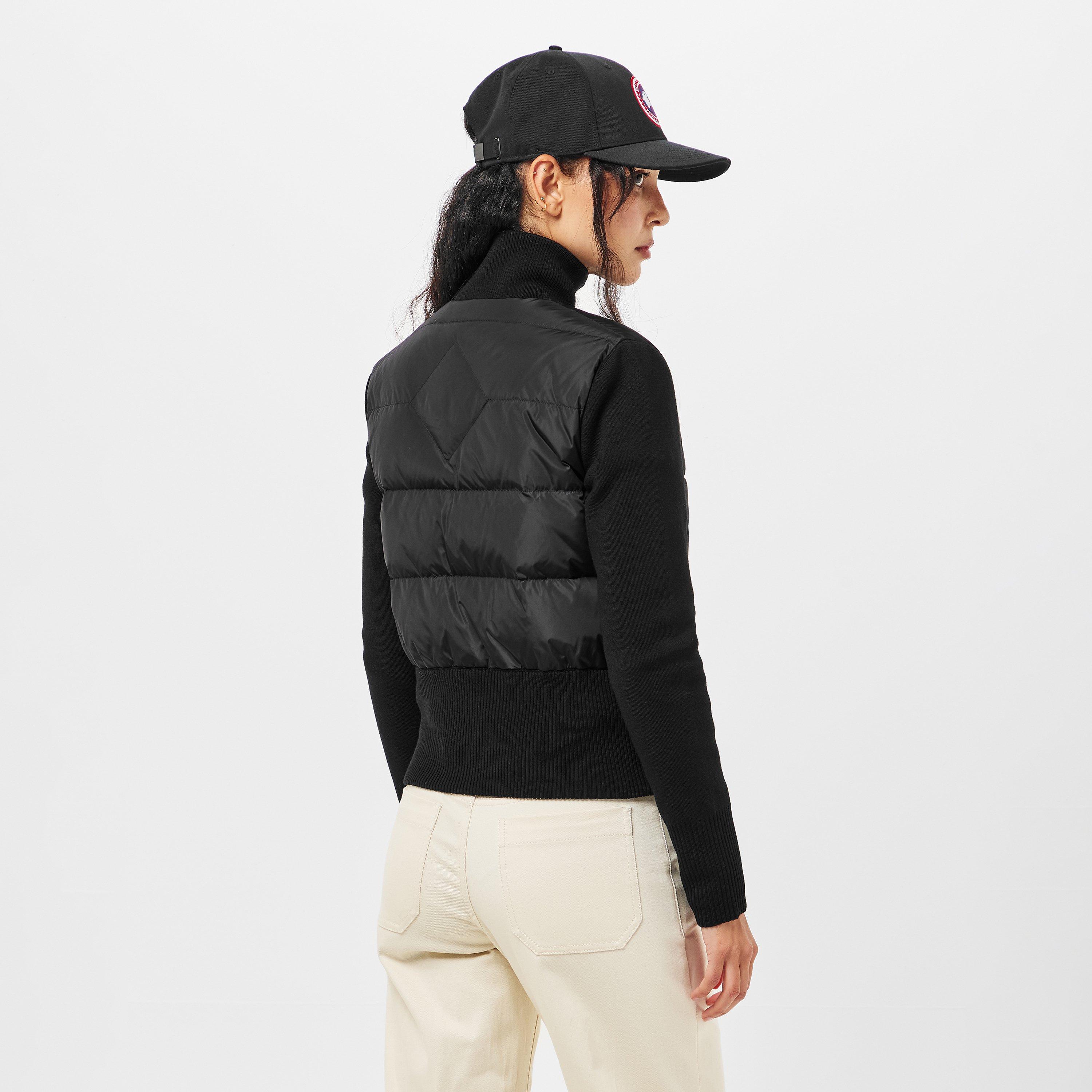 Black Noir - Canada Goose - Women's HyBridge Wide Quilt Knitted Hybrid Jacket - 4