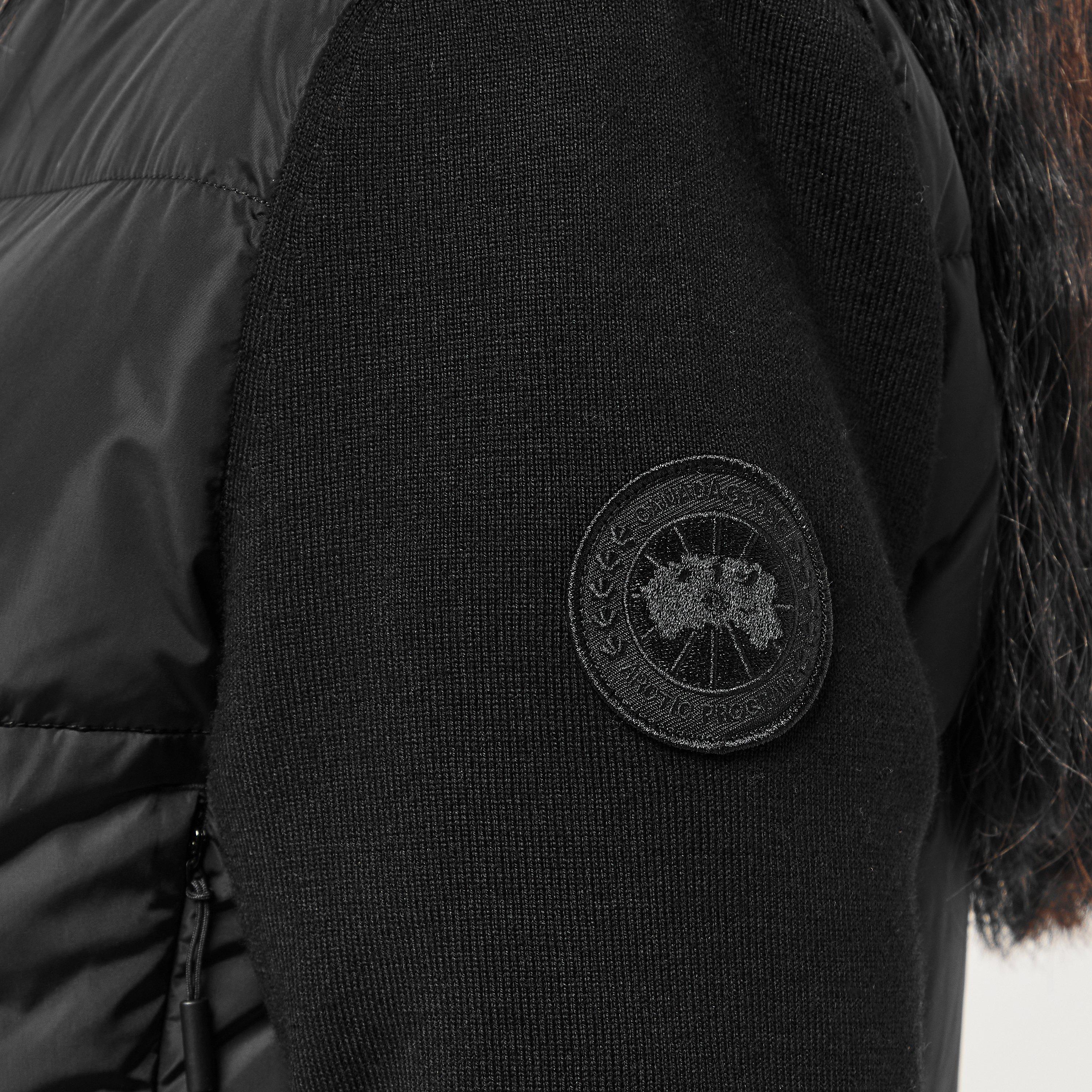 Black Noir - Canada Goose - Women's HyBridge Wide Quilt Knitted Hybrid Jacket - 5