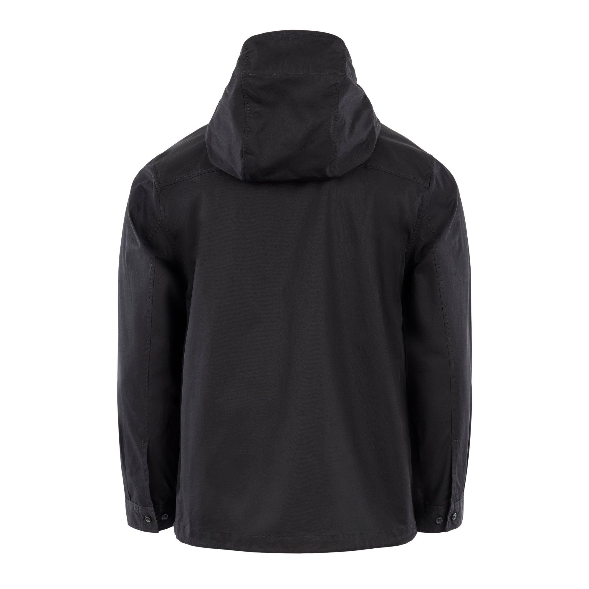 Black 999 - CP Company Metropolis - Men's  Funnel Neck Half-Zip Overshirt - 3