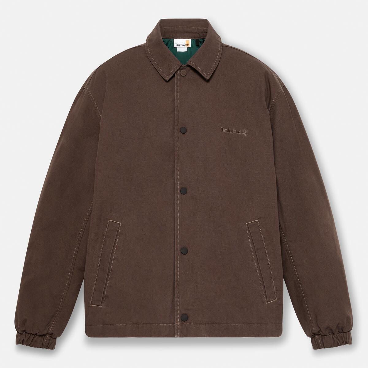 Timberland Men's Coach Canvas Overshirt - Choco Brown - XL