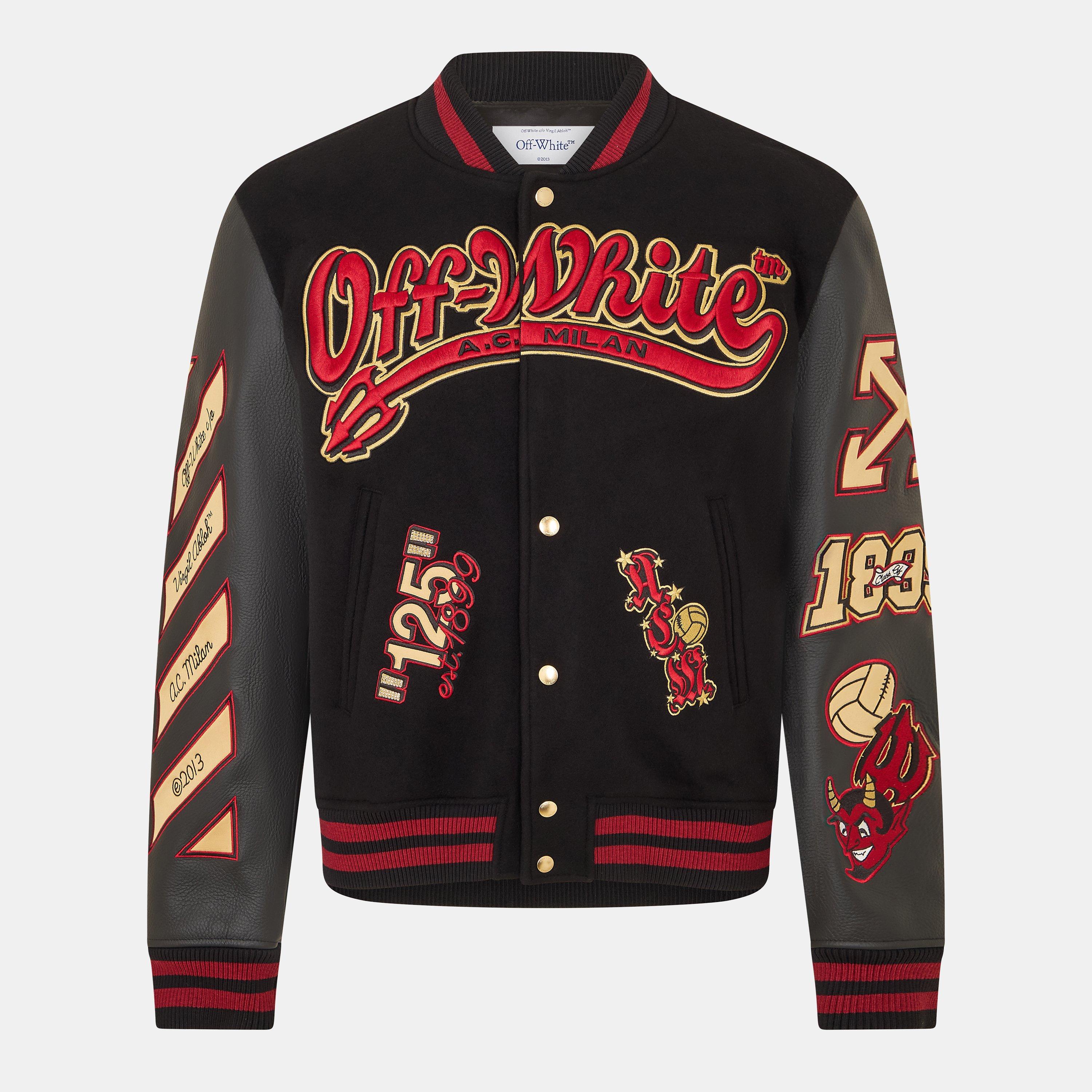 Off White Men's Off-White Athletic Varsity Jacket