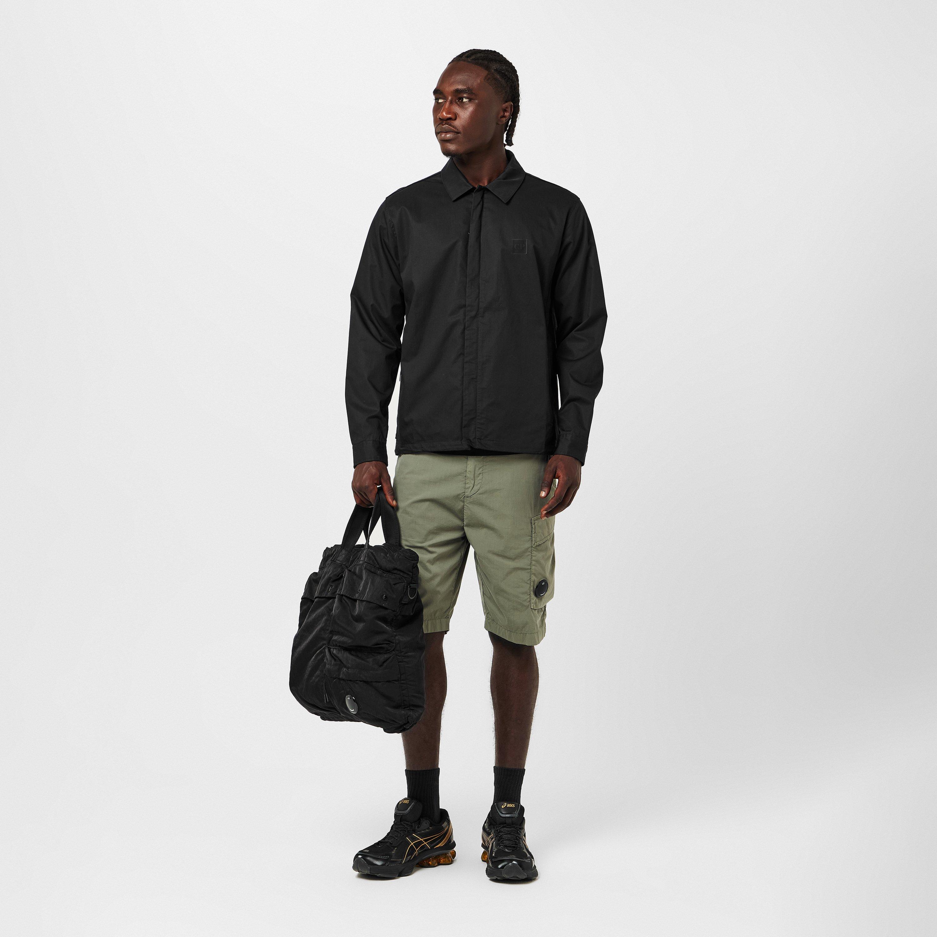 Black 999 - CP Company Metropolis - Men's Metropolis Structured Technical Overshirt - 6