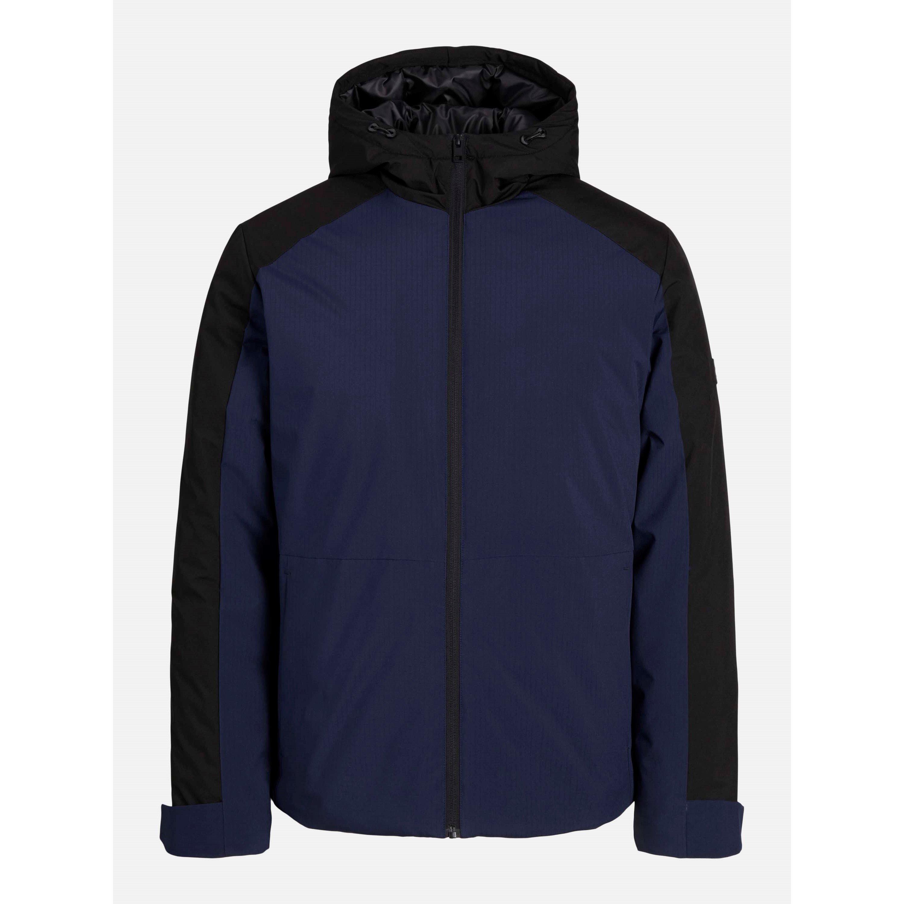 Jack And Jones Men's Transitional Short Puffer Jacket - Navy Blazer - L