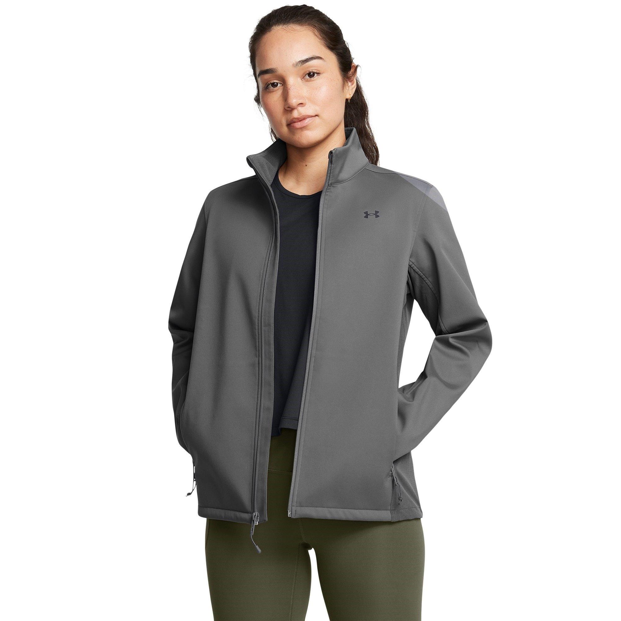 Grey - Under Armour - Women's Lightweight Water-Repellent Quilted Puffer Jacket - 3