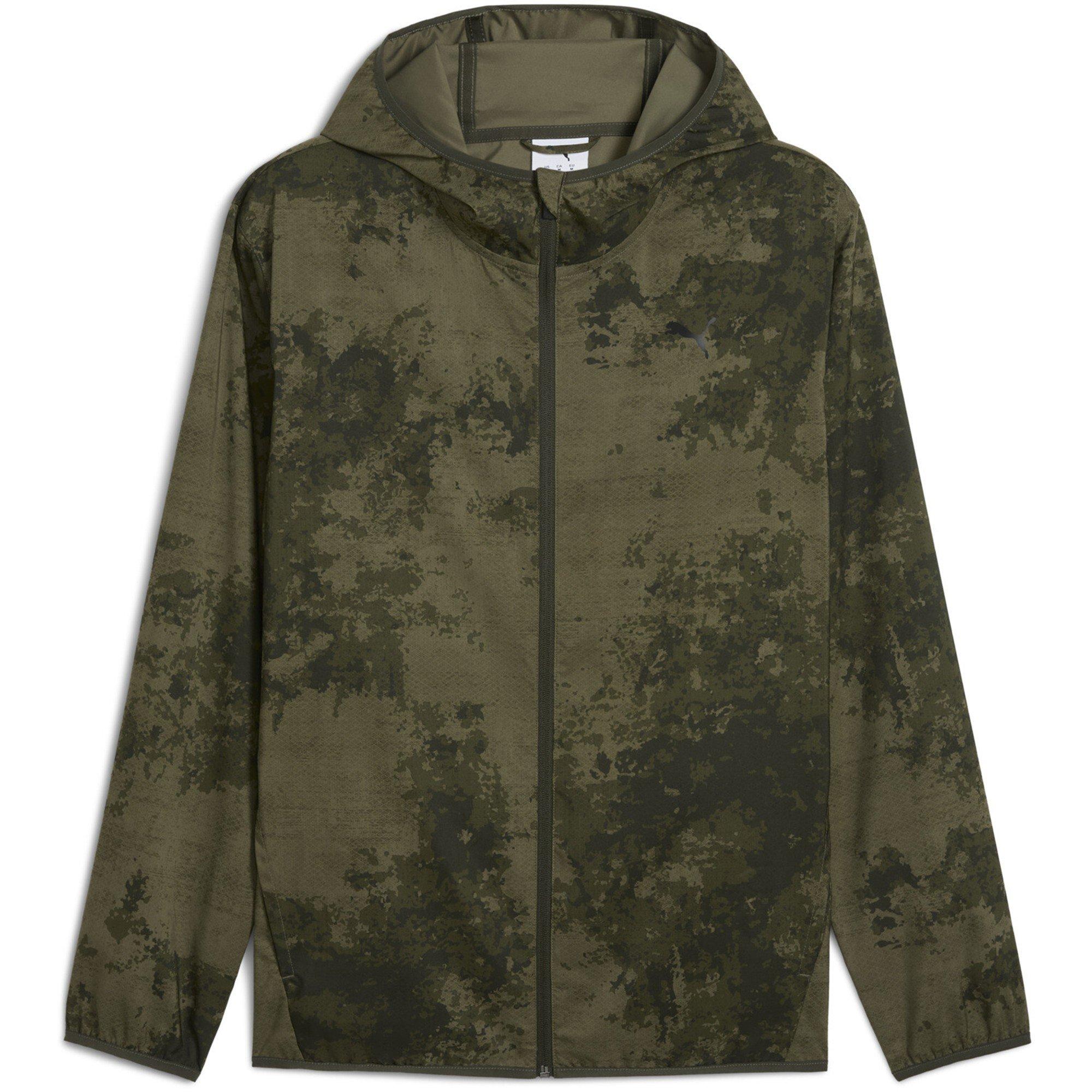 Olive foncé - Puma - Kids' Monay Hooded Short Puffer Jacket - 1