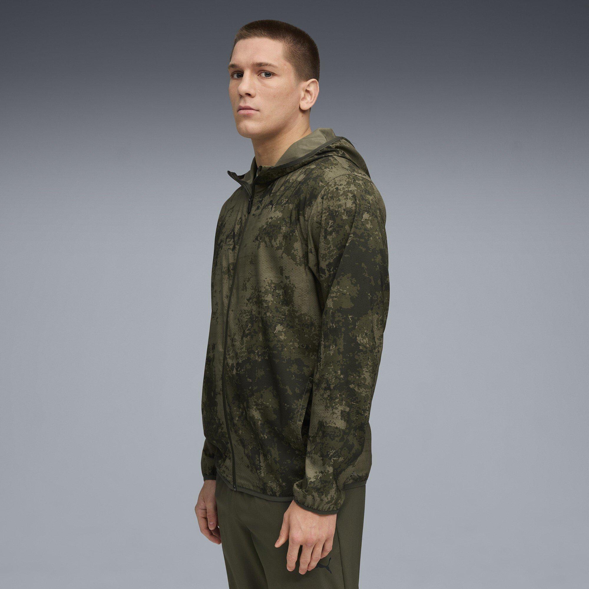 Olive foncé - Puma - Kids' Monay Hooded Short Puffer Jacket - 3