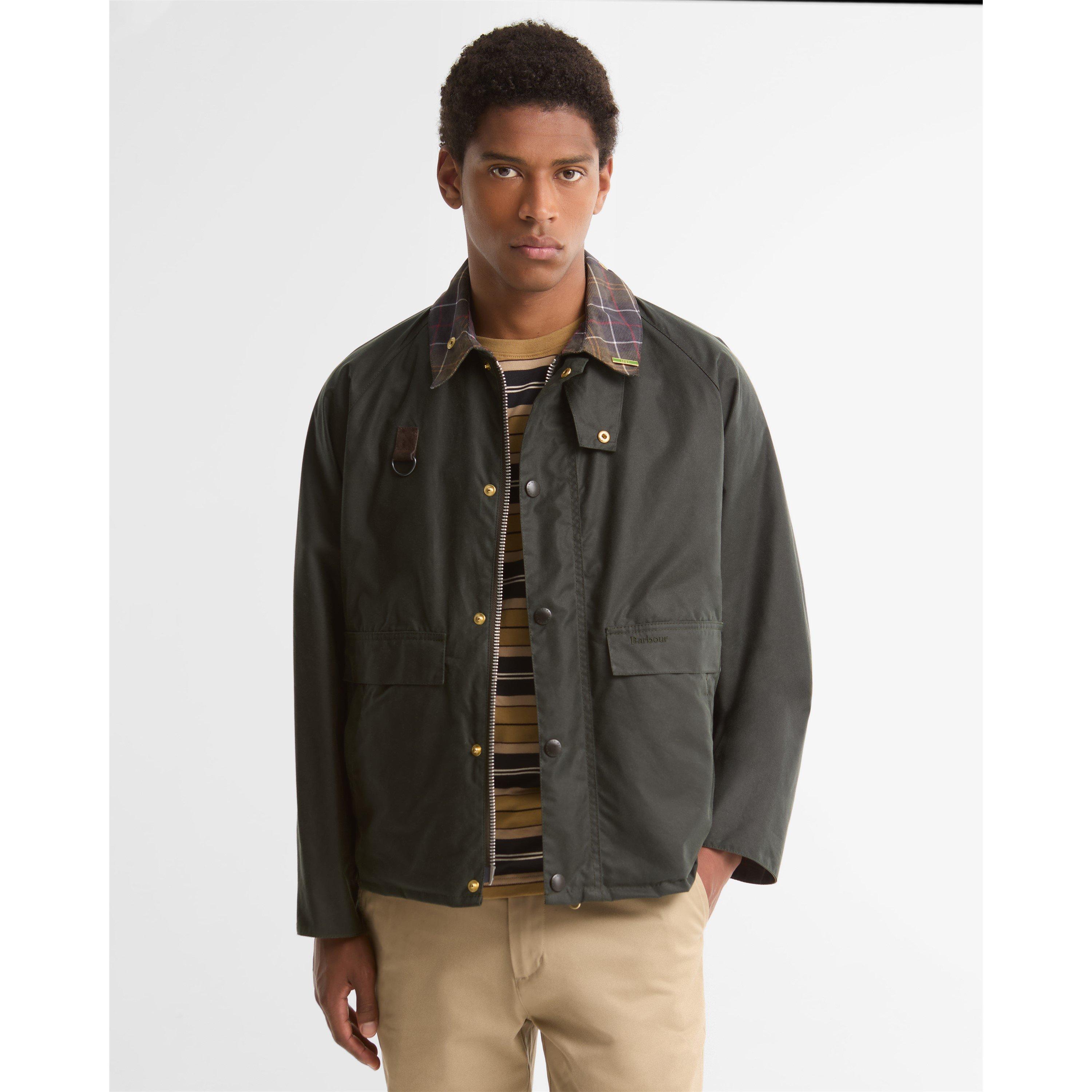 Barbour | Men's Icons Spey Waxed Barn Jacket | Cruise Fashion