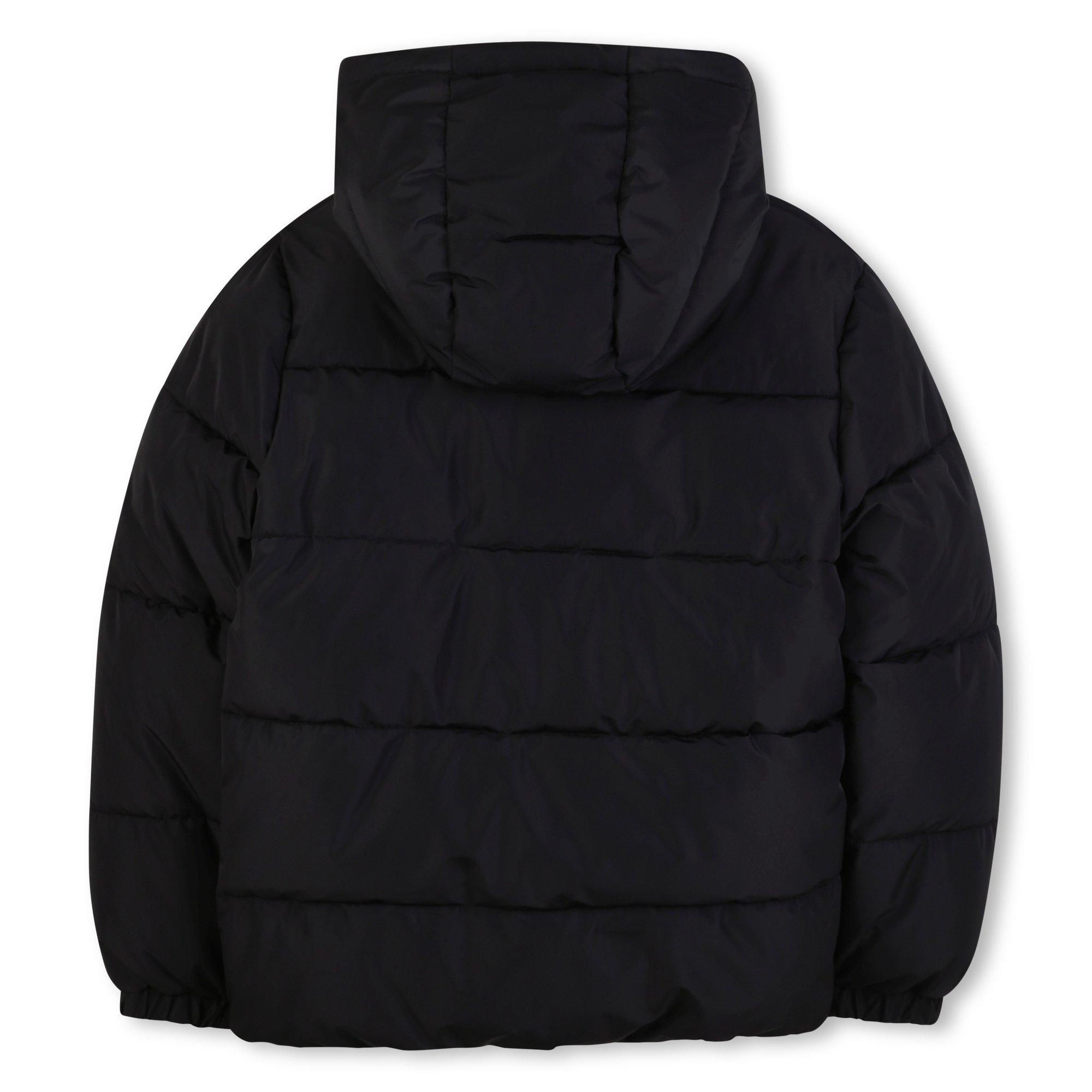 Preto - Boss - Boss Hooded Puffer Jn61 - 2
