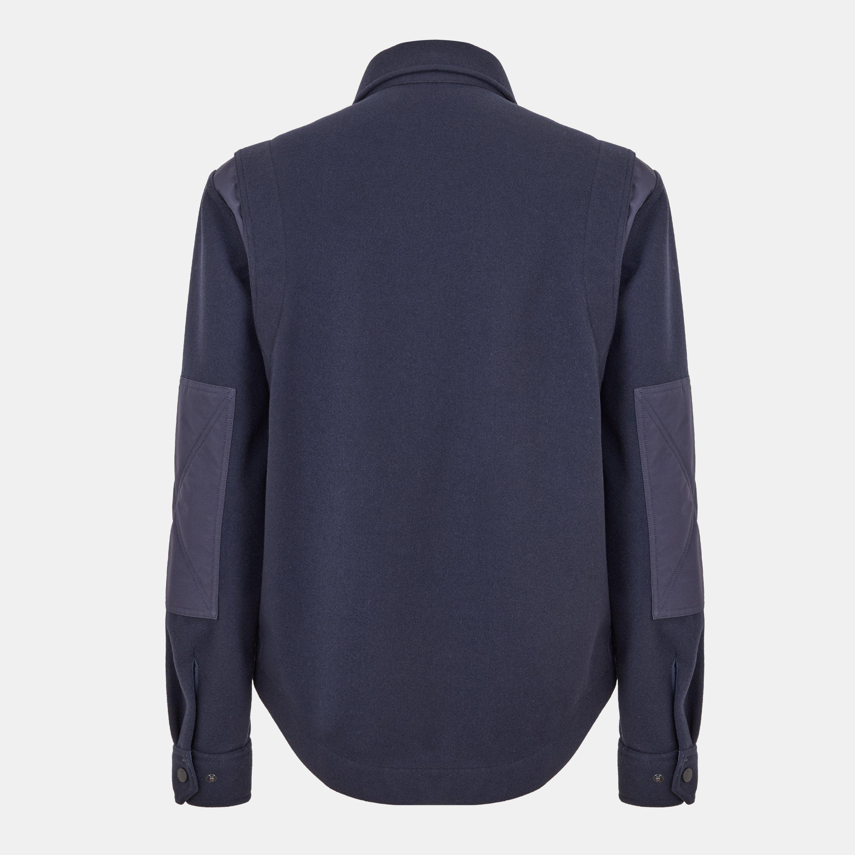 Navy 742 - Moncler Grenoble - Men's G Wool Overshirt - 2