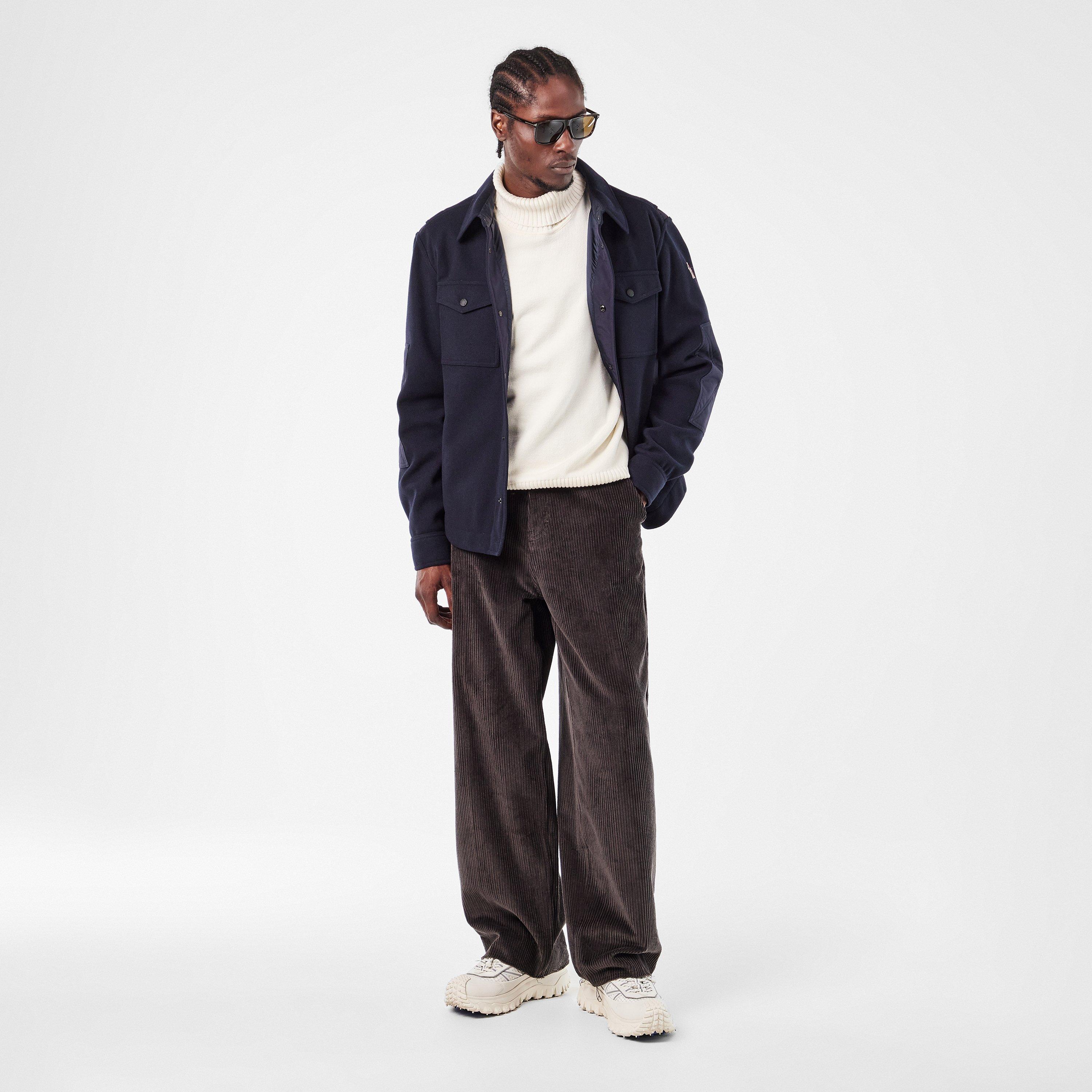 Navy 742 - Moncler Grenoble - Men's G Wool Overshirt - 6