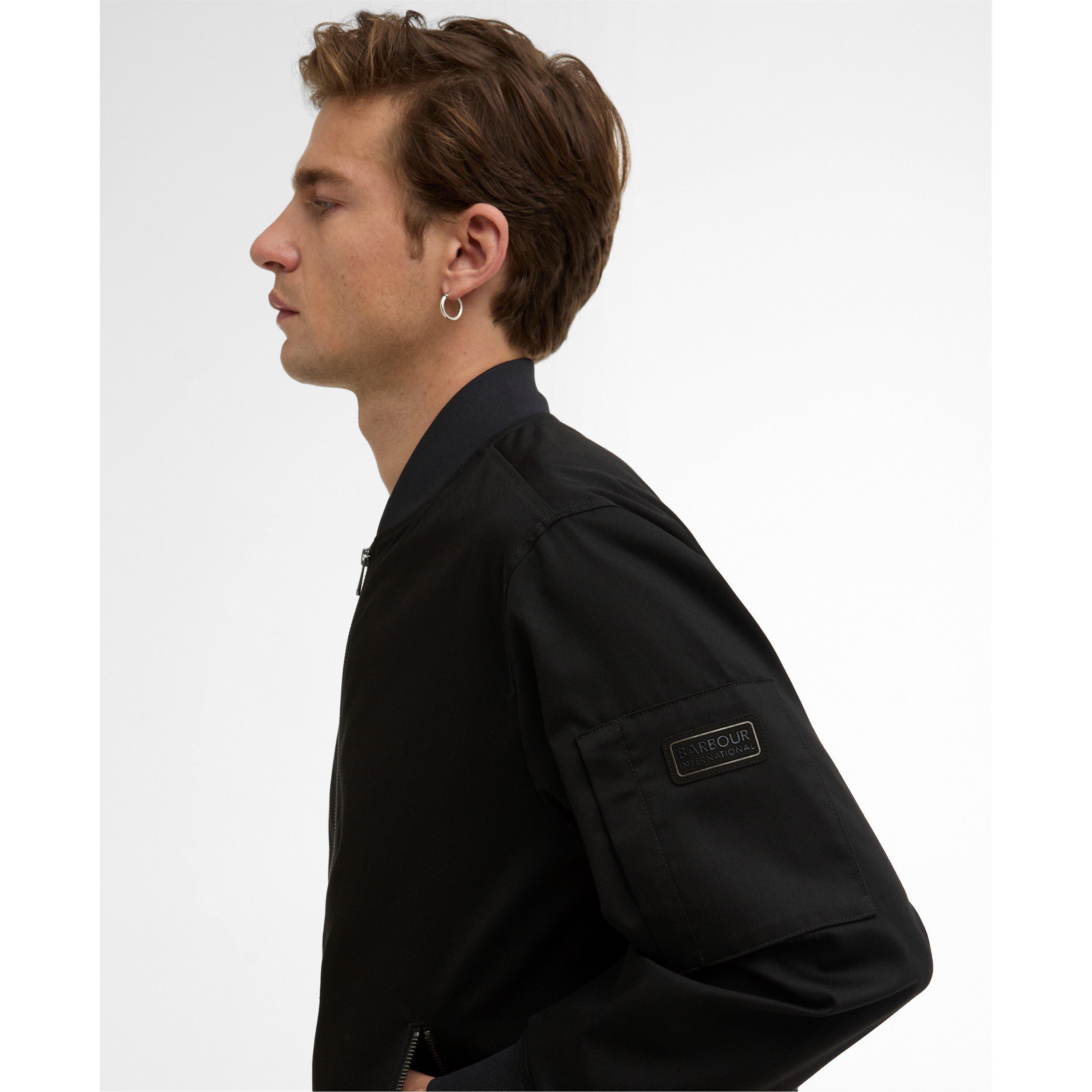 Black BK11 - Barbour International - Mens Tardon Casual Jacket - 4