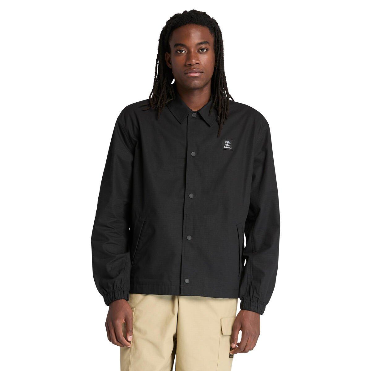 Zwart 0011 - Timberland - Men's  Ripstop Coach Jacket - 3