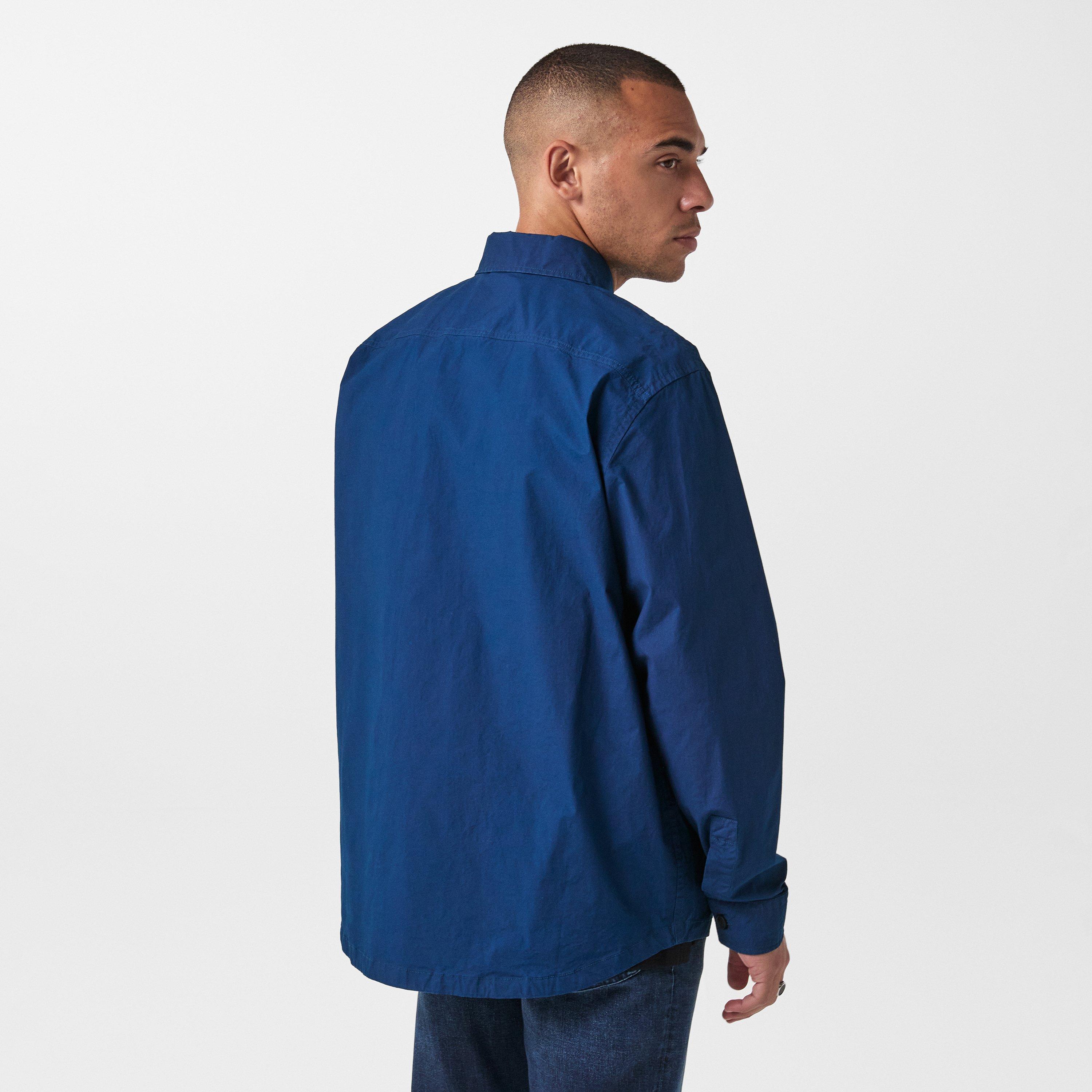 Open Blue 466 - Boss - Men's Locky2  Orange Overshirt - 4