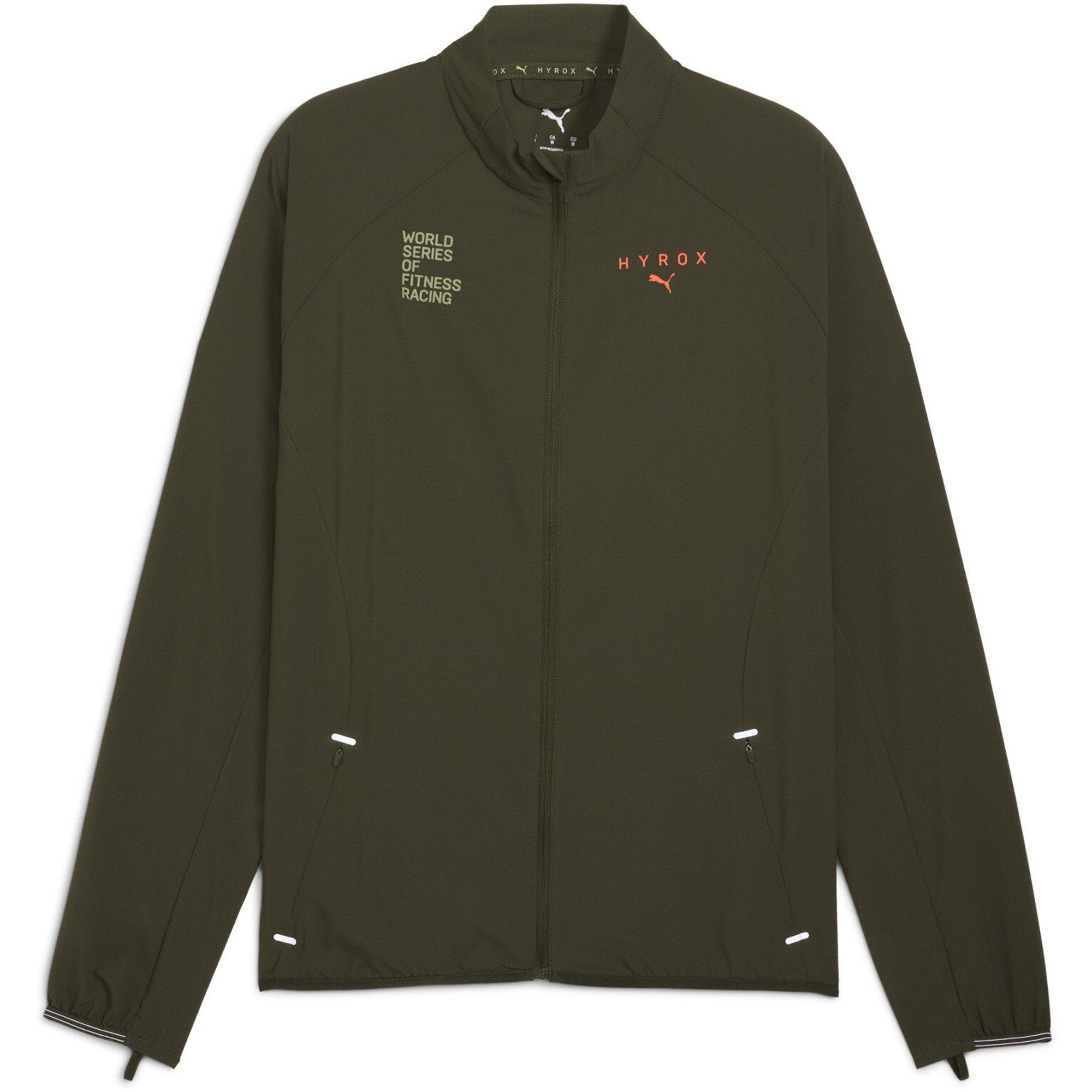 Dark Olive - Puma - Men's X Hyrox Ultraweave Performance Training Jacket - 1